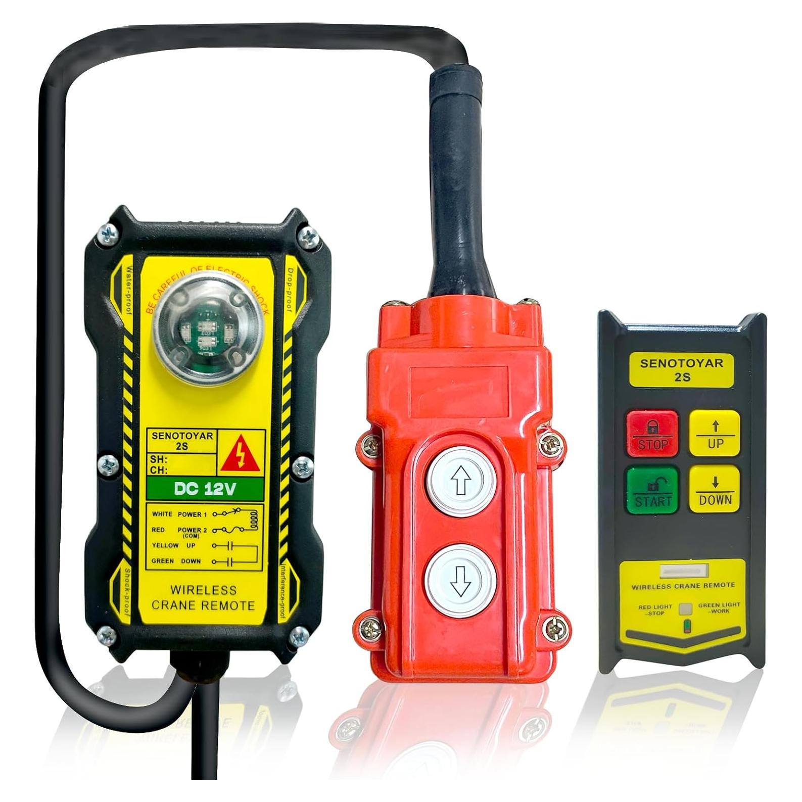 Control Remoto Inalámbrico 12V Senotoyar para Grúas y Remolques