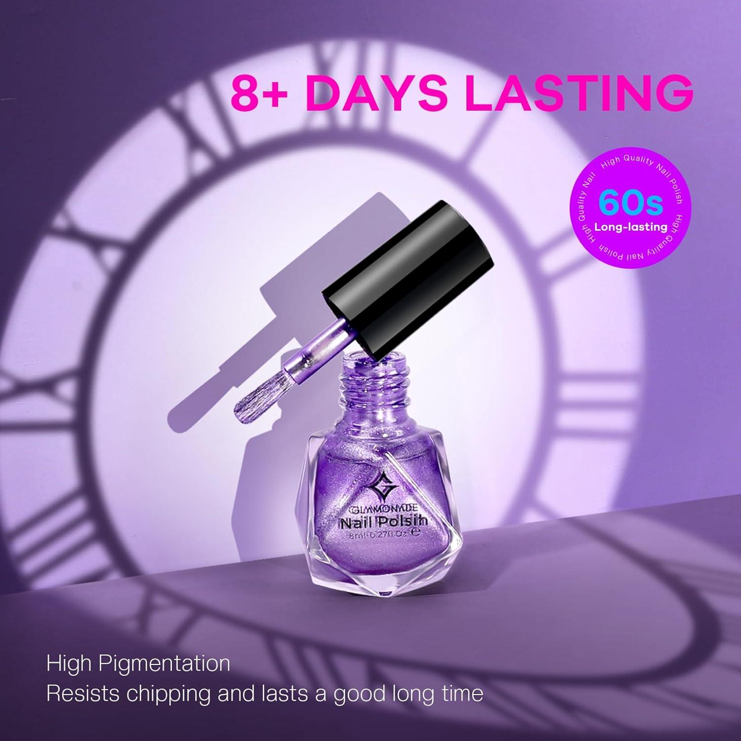 Kit de Esmalte de Uñas Holográfico Glamonade - 12 Colores