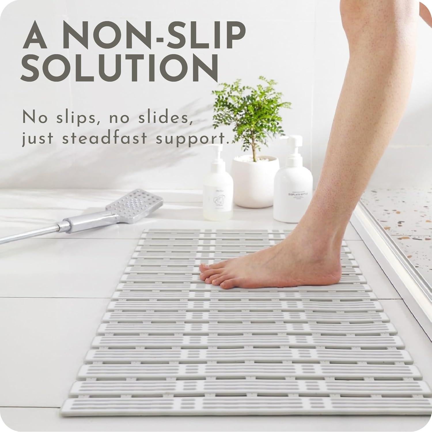 Alfombra de Ducha Antideslizante AH Artisan Home 89x41cm PVC