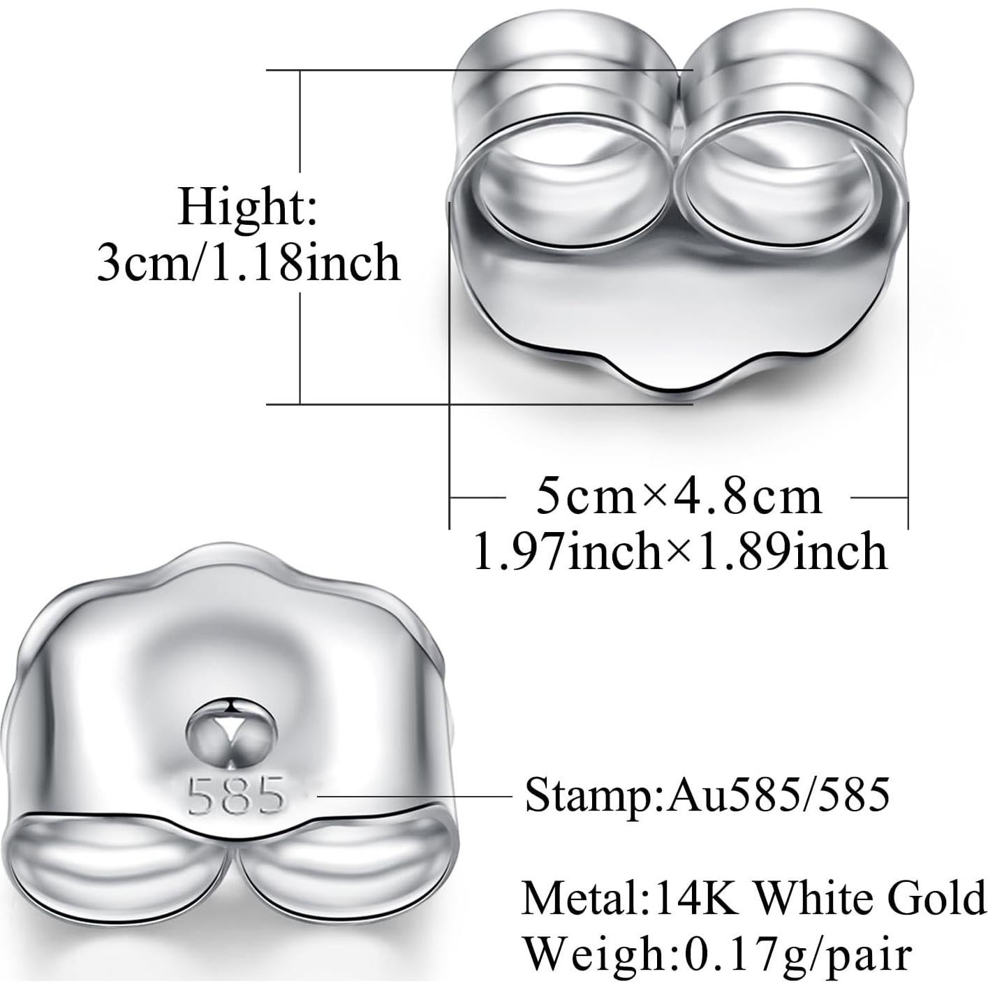 Resortes para Pendientes de Oro 14K Lulau 0.17g Hipoalergénicos