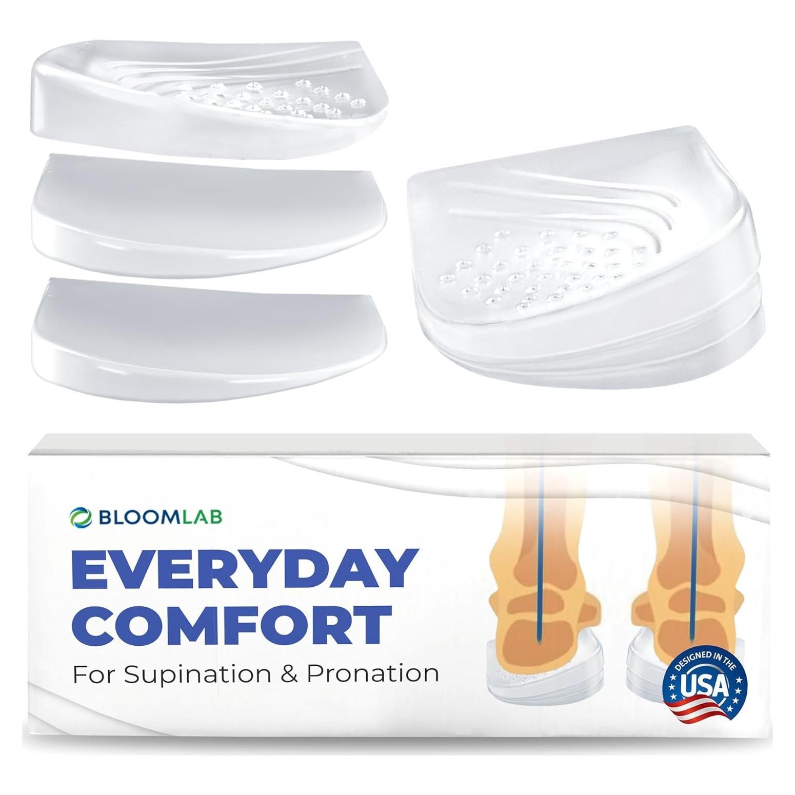 Plantillas de cuña ajustables Bloomdeals para corrección de postura