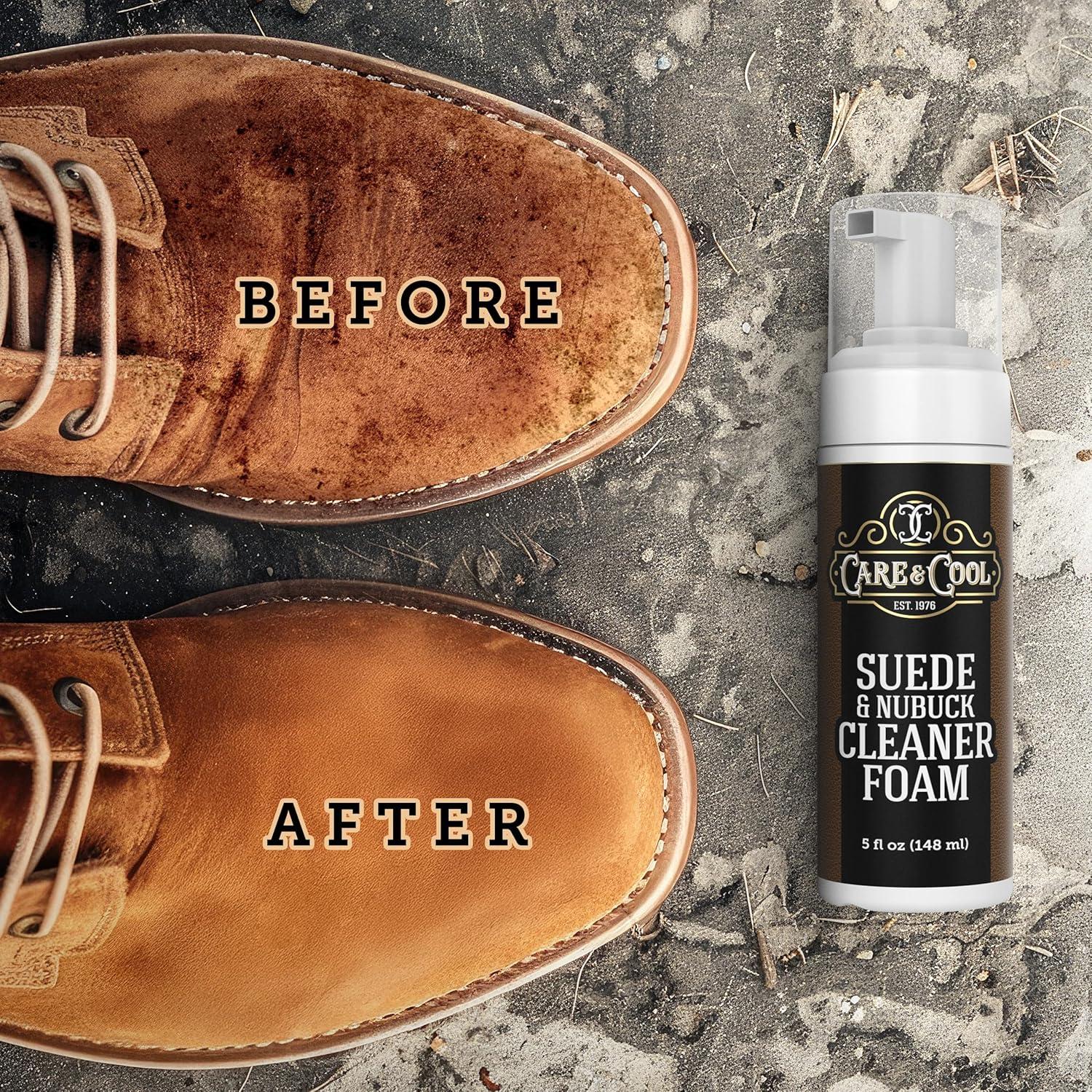 Kit de Limpieza en Espuma Care & Cool para Suede y Nubuck 142g