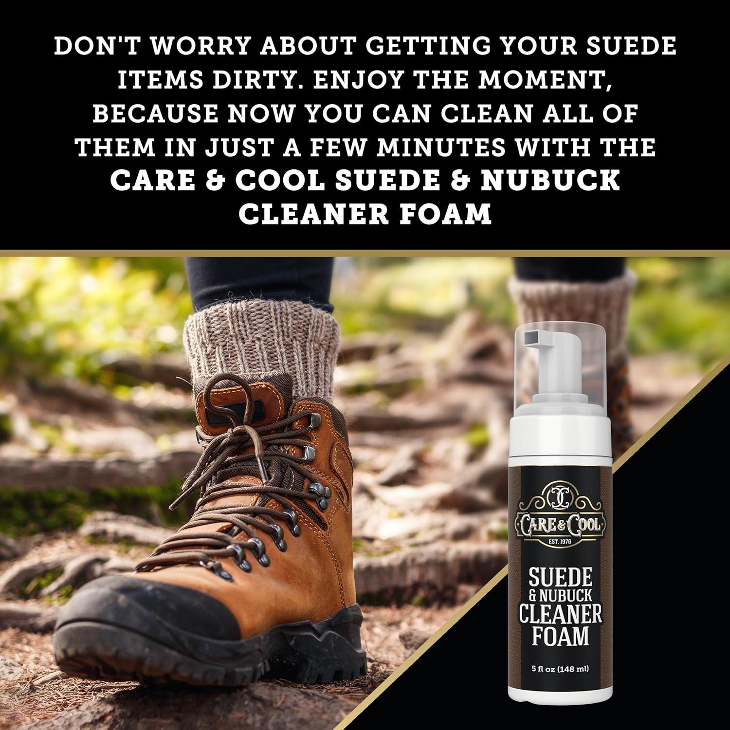 Kit de Limpieza en Espuma Care & Cool para Suede y Nubuck 142g
