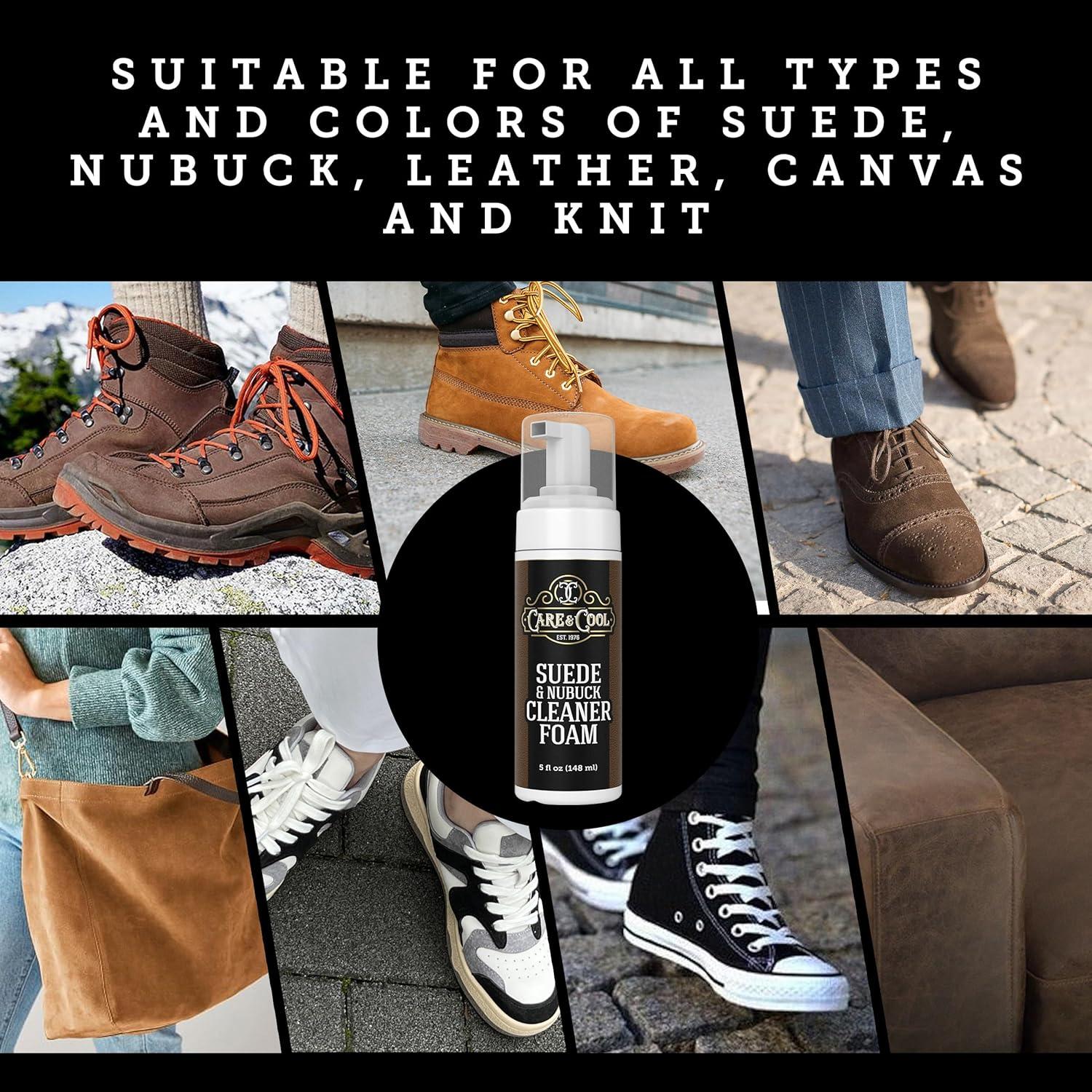 Kit de Limpieza en Espuma Care & Cool para Suede y Nubuck 142g