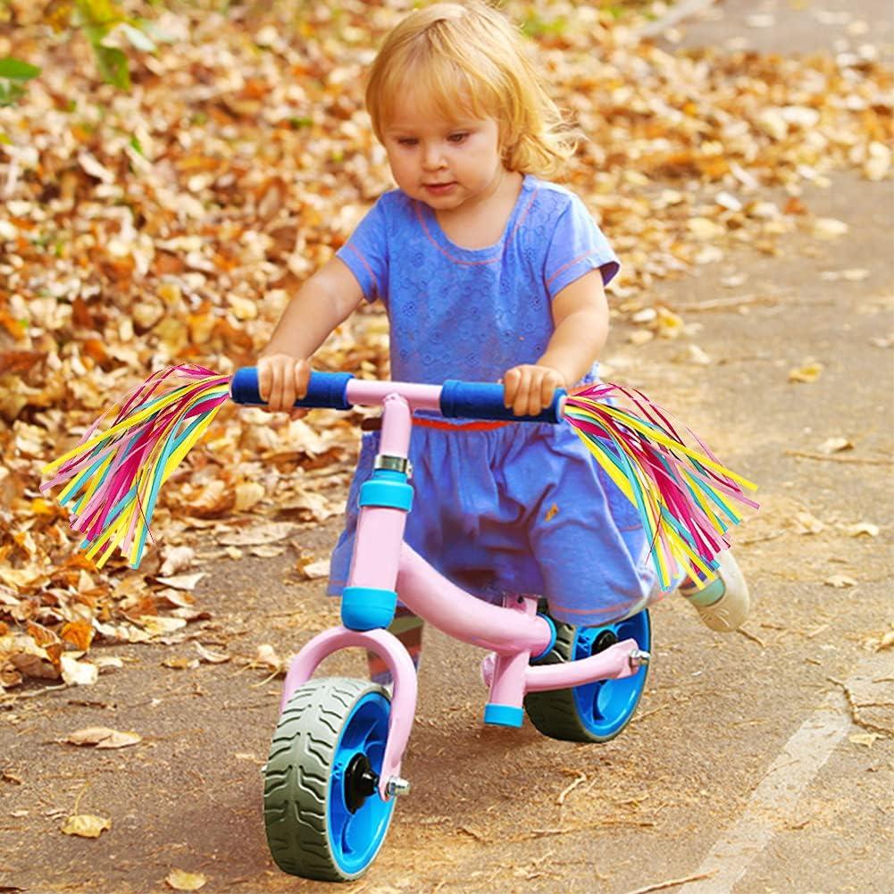 Timbre de Bicicleta IEALODS con Streamers para Niños - Rosa Verde