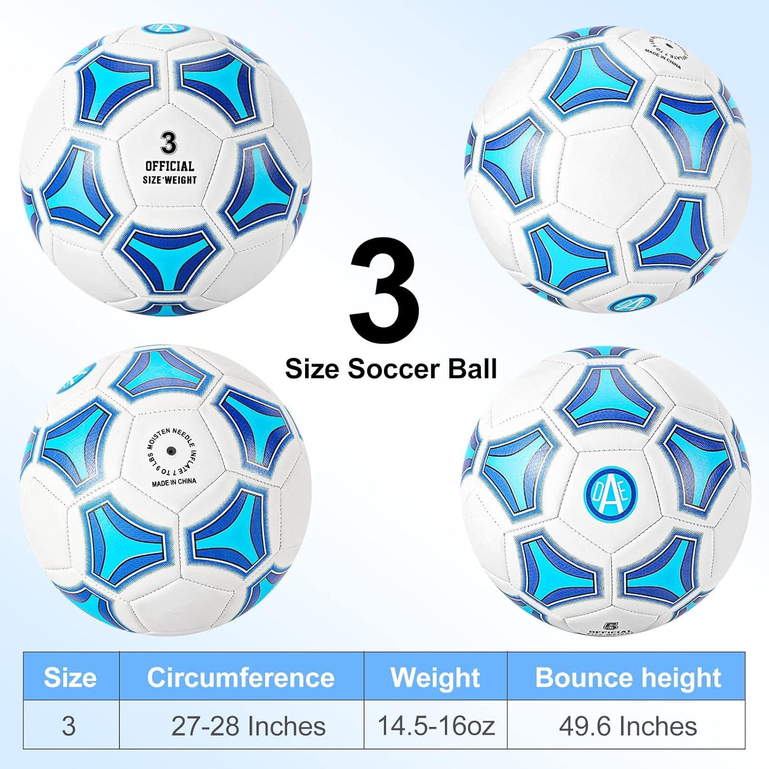 Balón de Fútbol STEEFAN Tamaño 3 Cambiante Color con Bomba