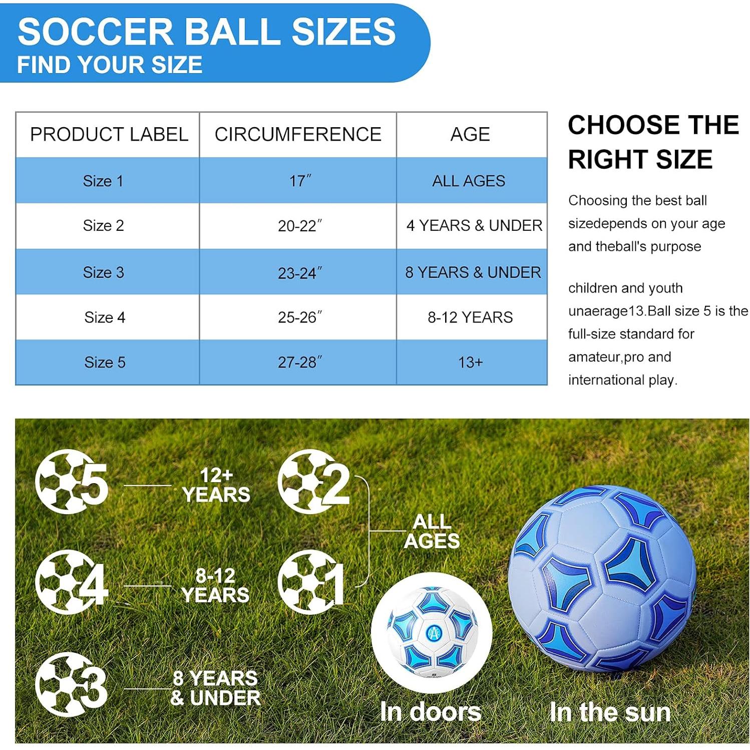 Balón de Fútbol STEEFAN Tamaño 3 Cambiante Color con Bomba