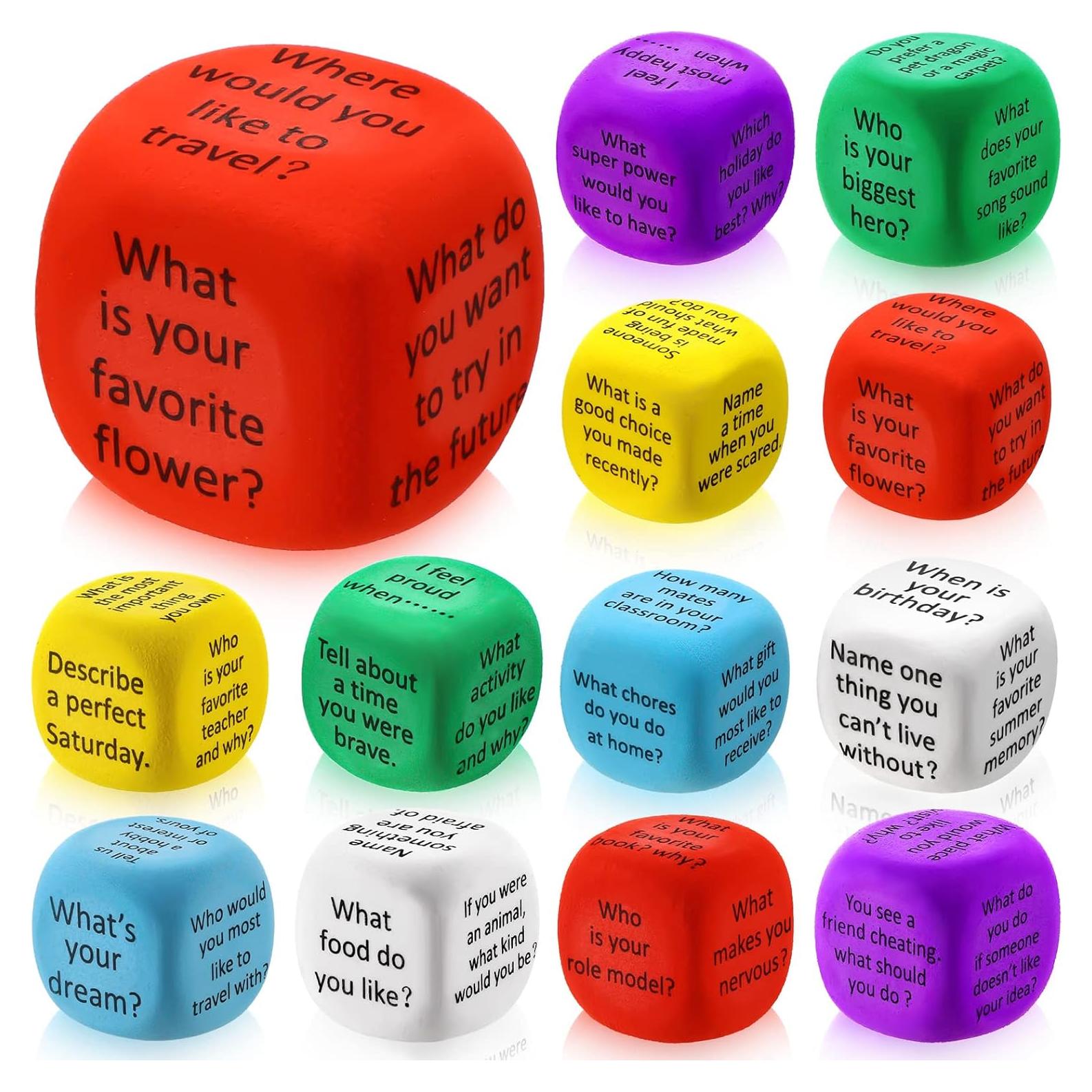 Cubos de Conversación Hanaive 12 Pcs para Aprendizaje Social