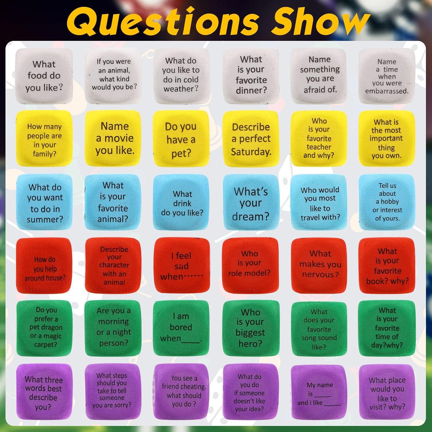 Cubos de Conversación Hanaive 12 Pcs para Aprendizaje Social