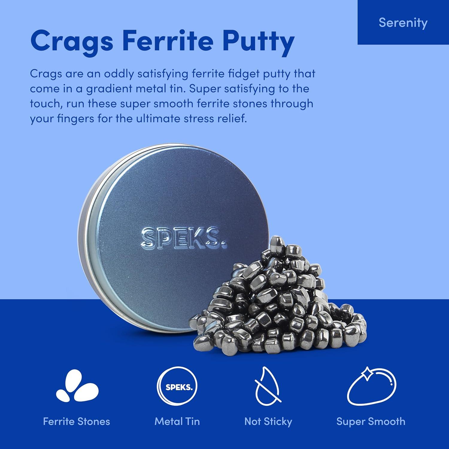 Juguete Antiestrés Speks Crags con 150 Piedras Magnéticas