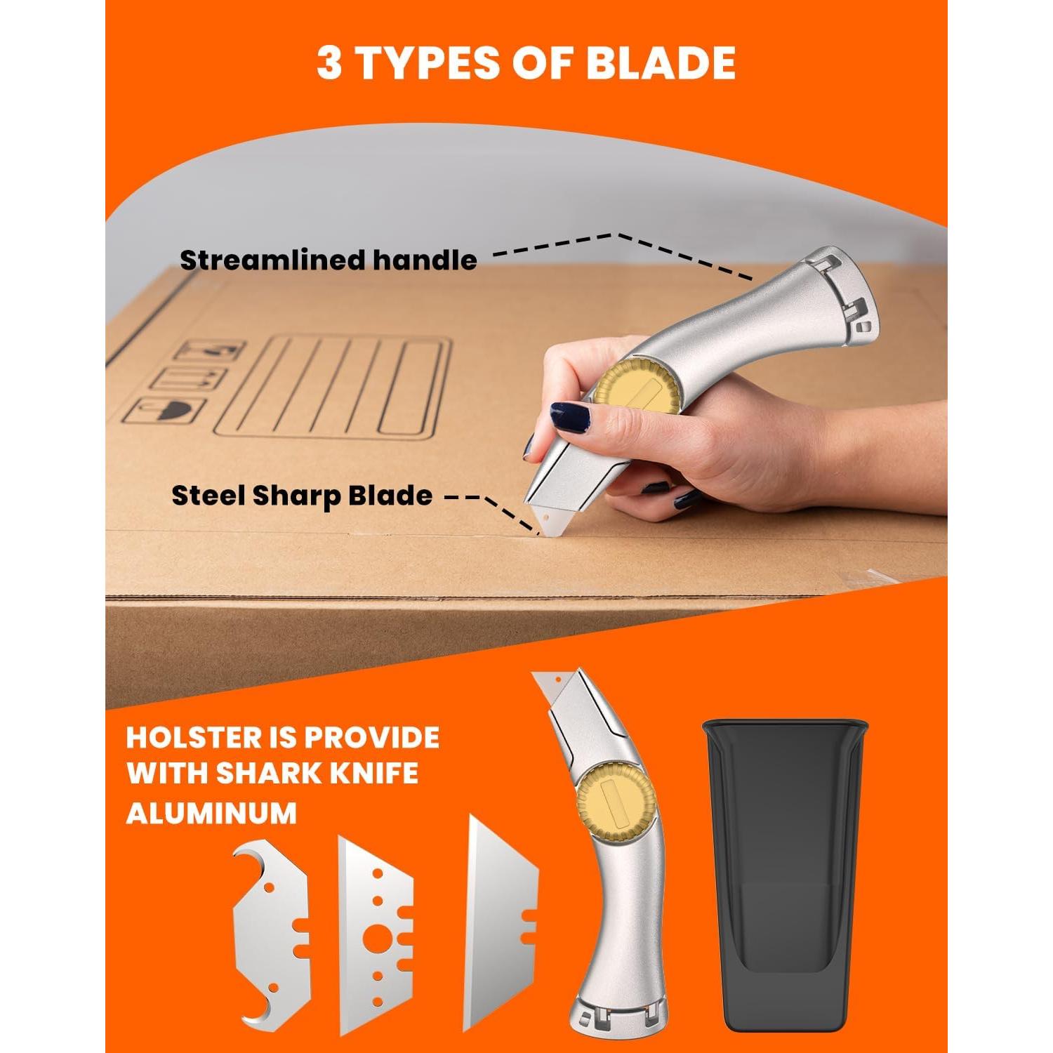 Cuchillo Utilitario Bilivein 2 Paquetes - Cuchillas de Aluminio