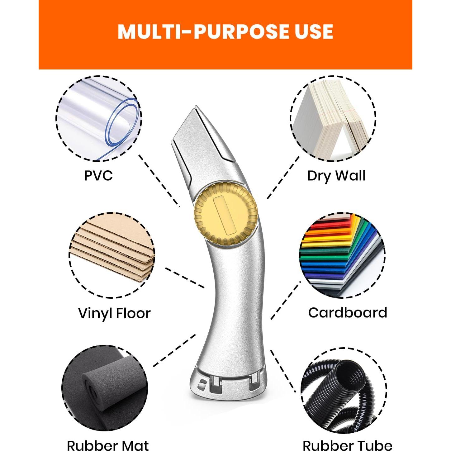 Cuchillo Utilitario Bilivein 2 Paquetes - Cuchillas de Aluminio