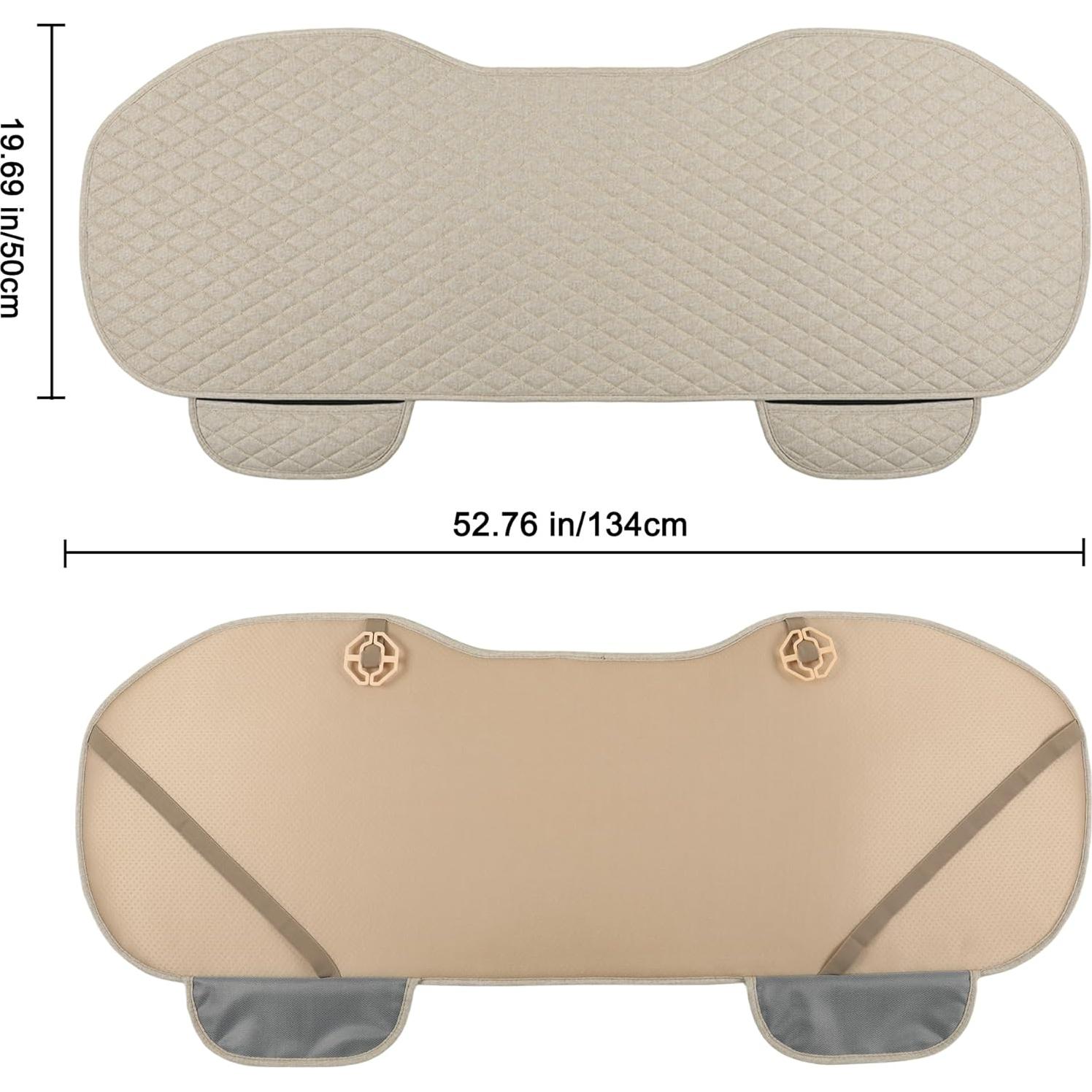 Cubiertas de Asiento de Coche West Llama Lino Beige Universal