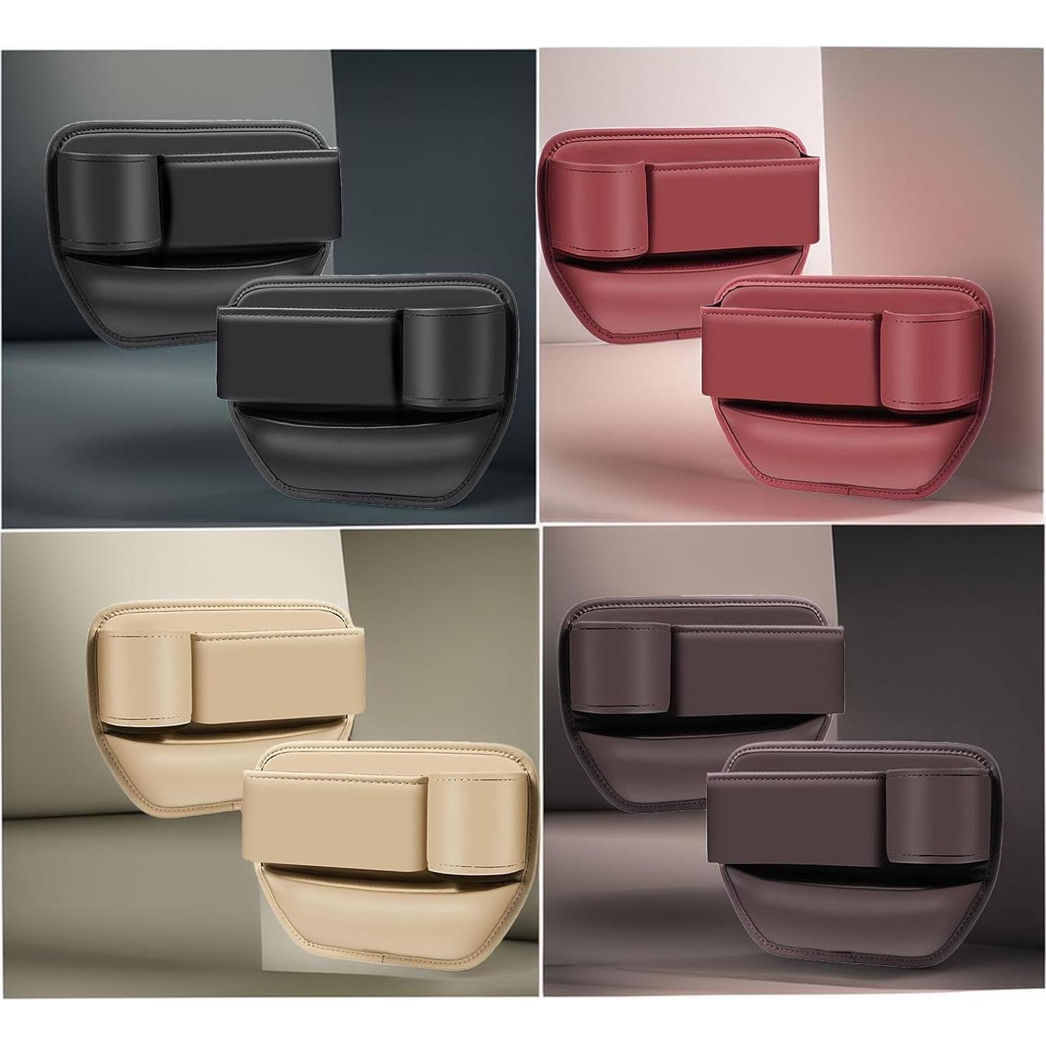 Organizador de Espacio entre Asientos BESSTAN Beige con Portavasos