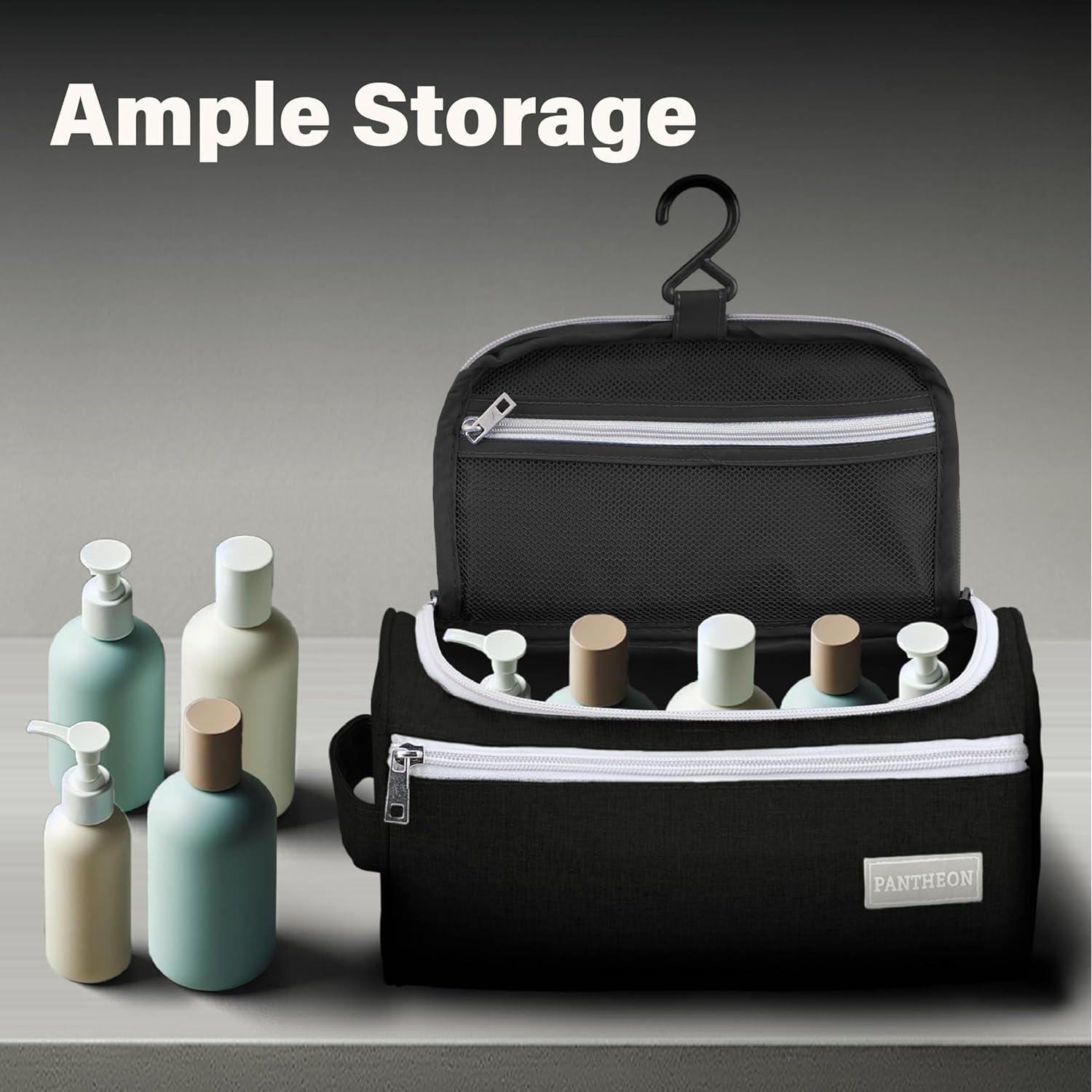 Bolsa de Aseo de Viaje Pantheon Negra - Organizador Unisex