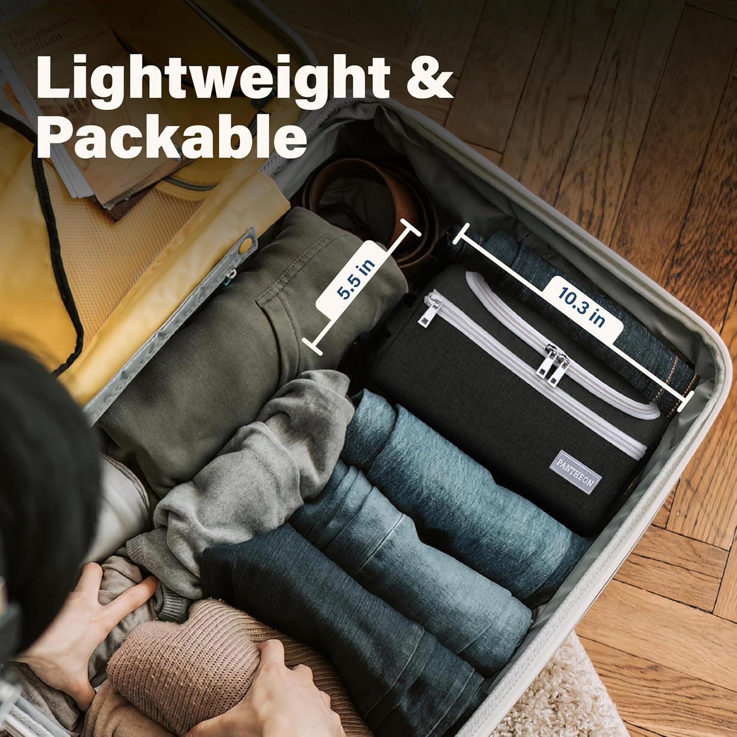 Bolsa de Aseo de Viaje Pantheon Negra - Organizador Unisex