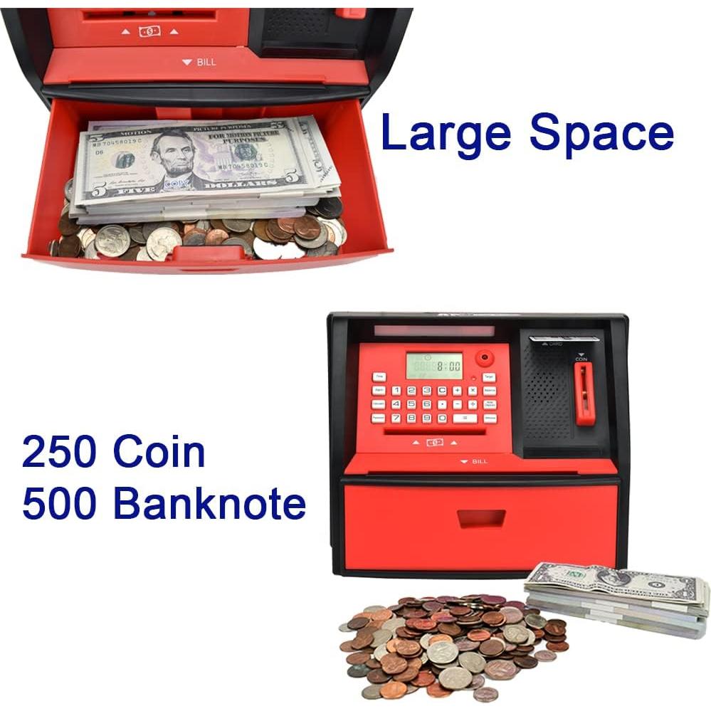 Alcancía Electrónica ATM Like Electronic AP-G972E - Negro/Rojo