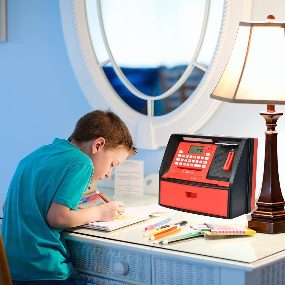 Alcancía Electrónica ATM Like Electronic AP-G972E - Negro/Rojo