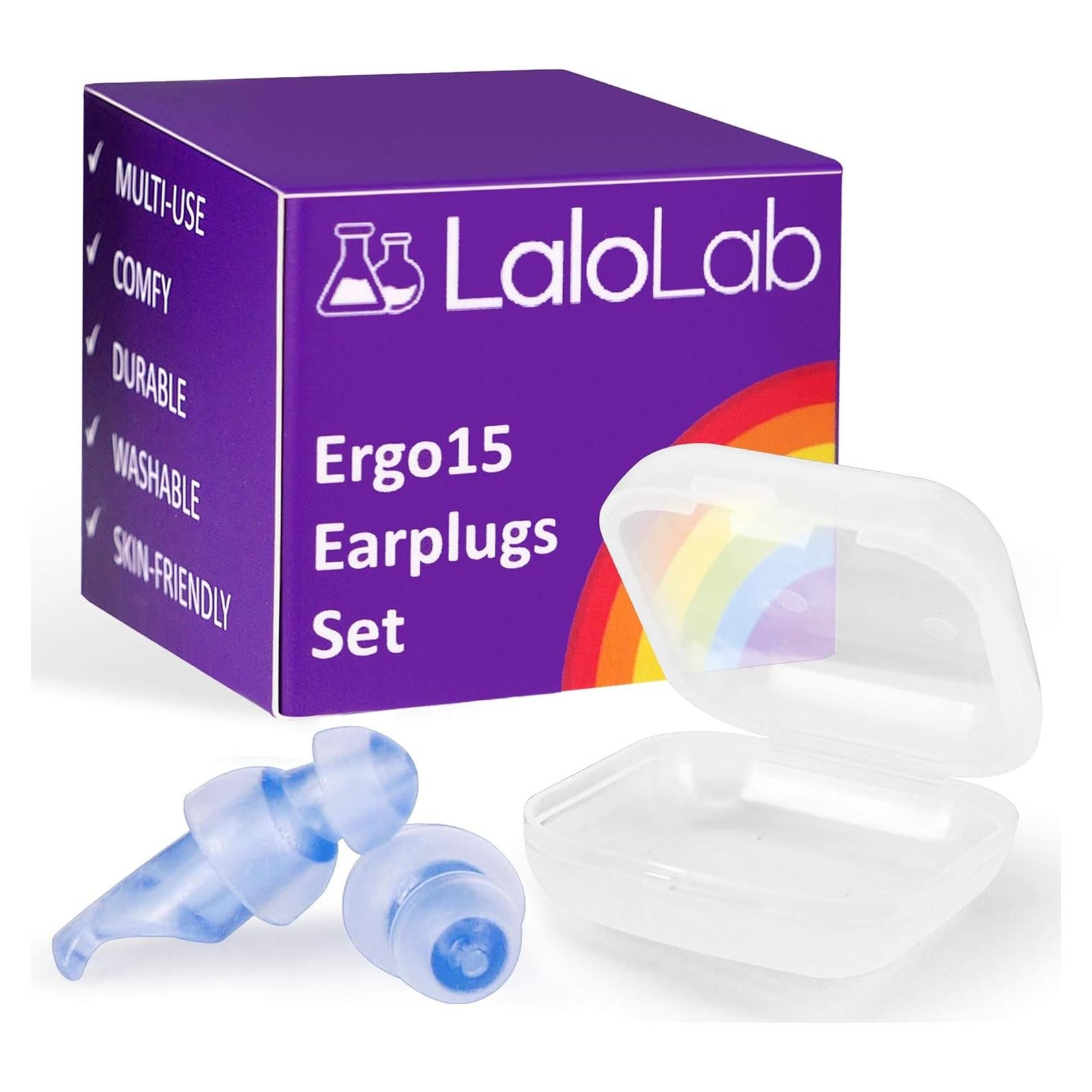 Tapones para oídos LaloLab | 1 par pequeño | Reducción de ruido 28 dB