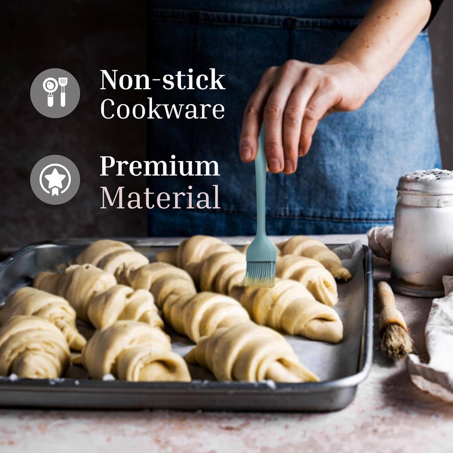 Set de 3 Brochas de Silicona JS Gourmet para Cocina y BBQ