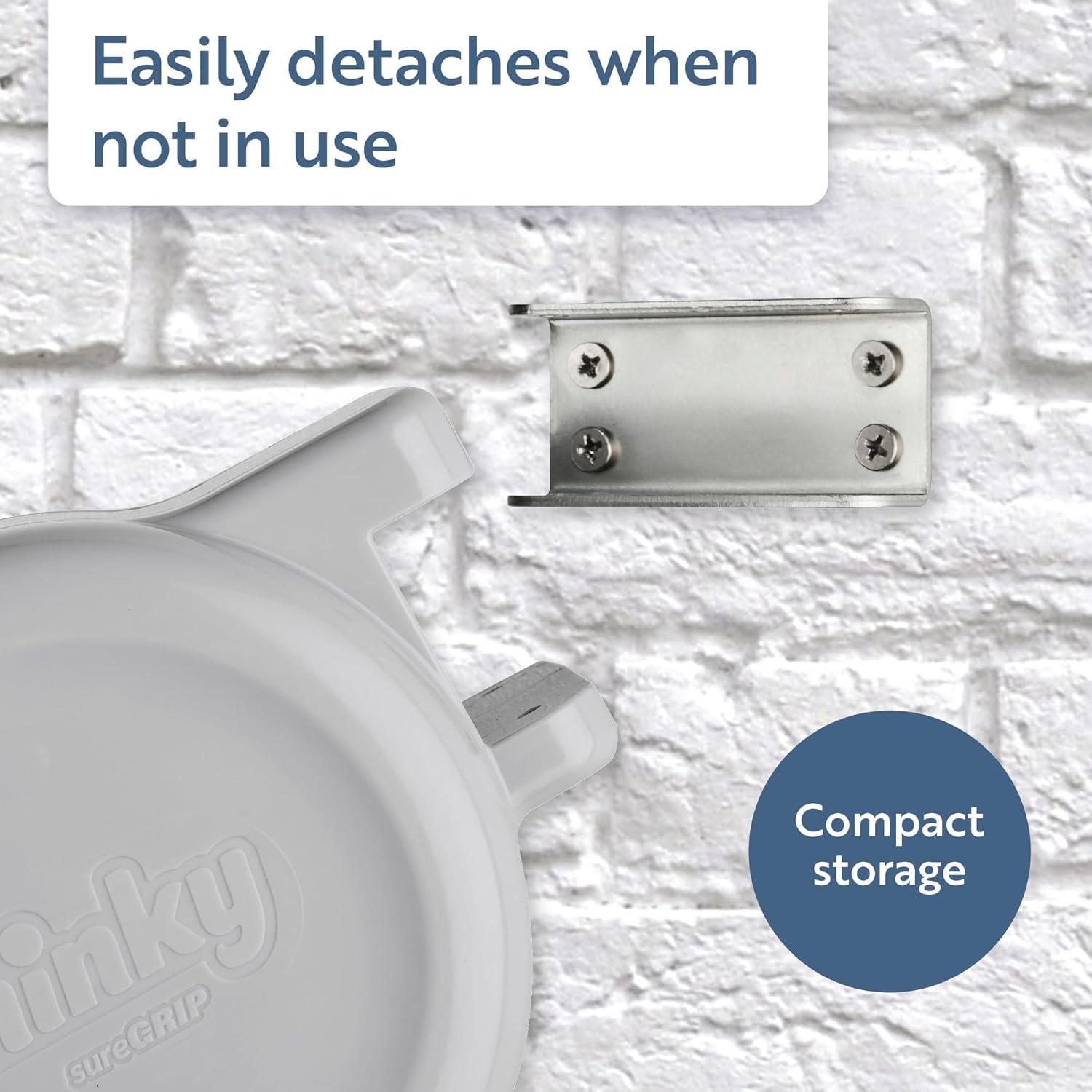 Línea de Ropa Retráctil Minky Homecare 30m Gris PVC Resistente