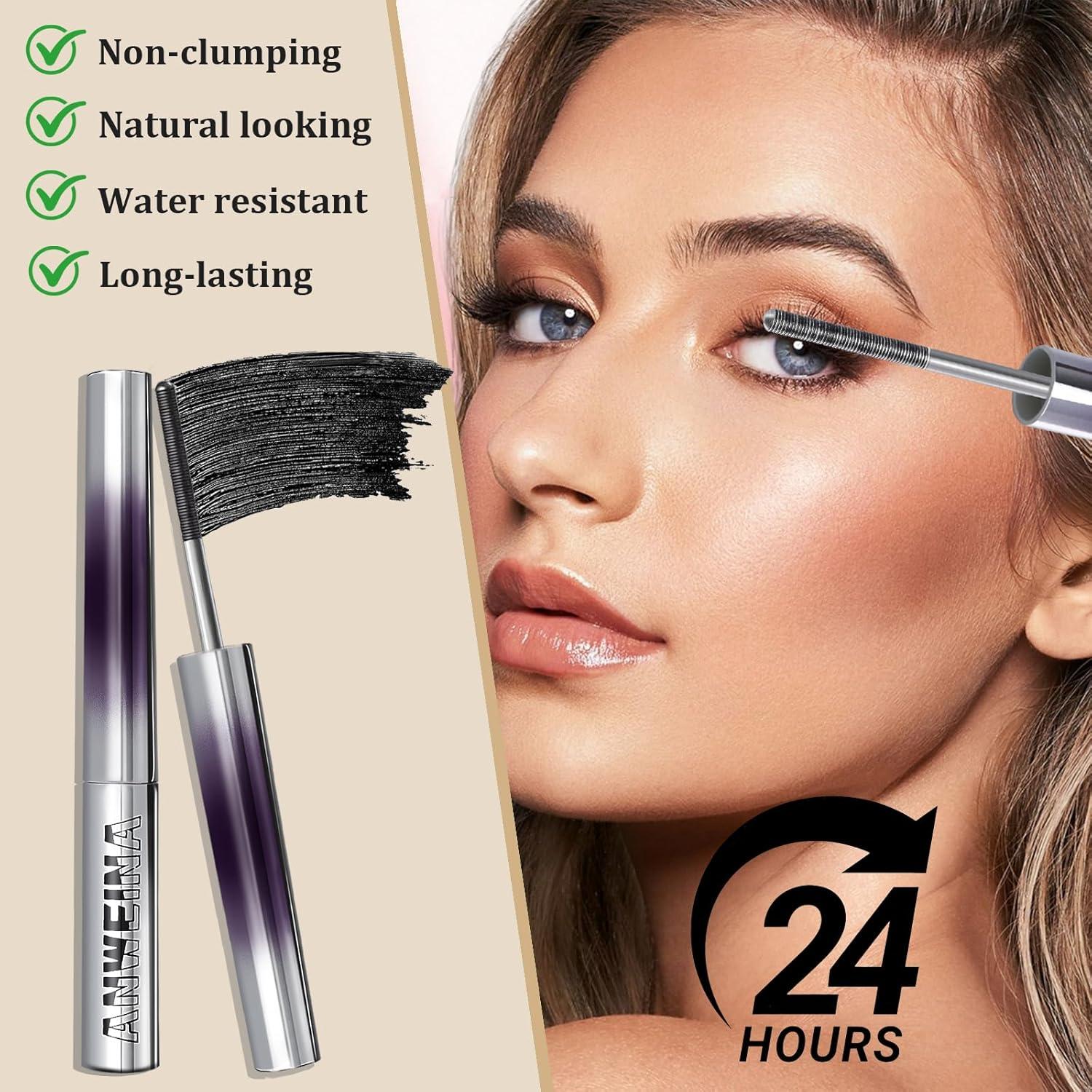 Máscara de Pestañas 3D Loobexery Negra Lavable 12cm