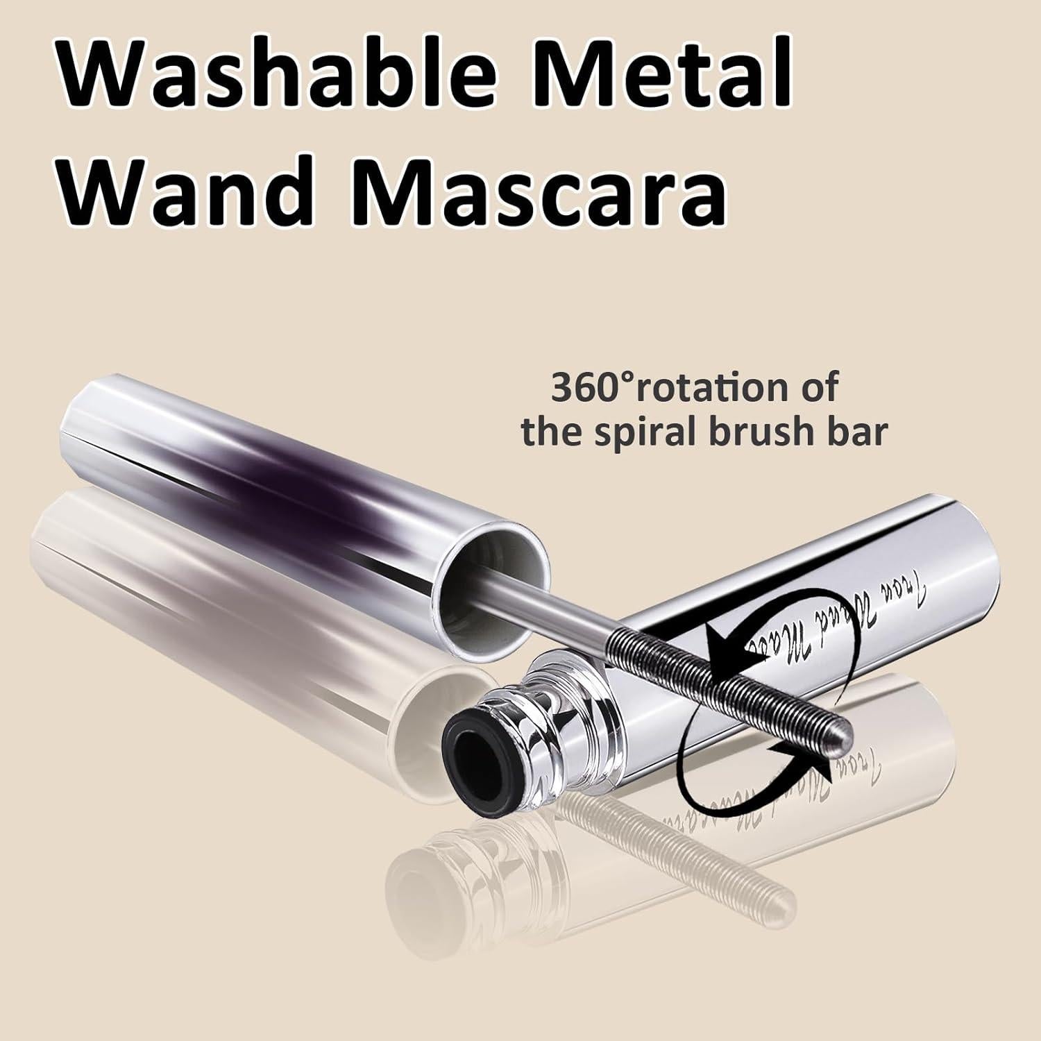 Máscara de Pestañas 3D Loobexery Negra Lavable 12cm