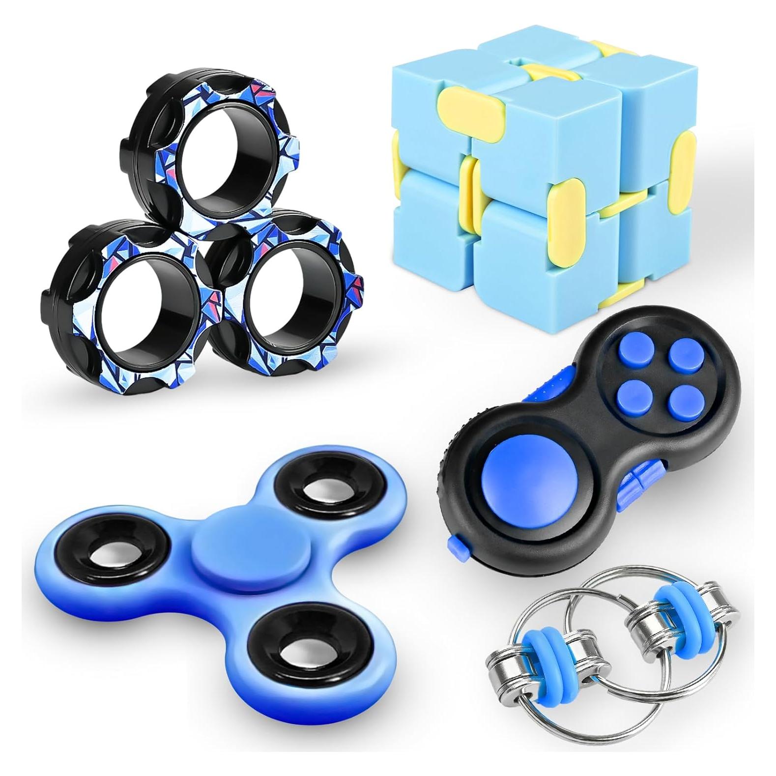 Juego Antiestrés Dr.Kbder Azul 5 Juguetes Sensores