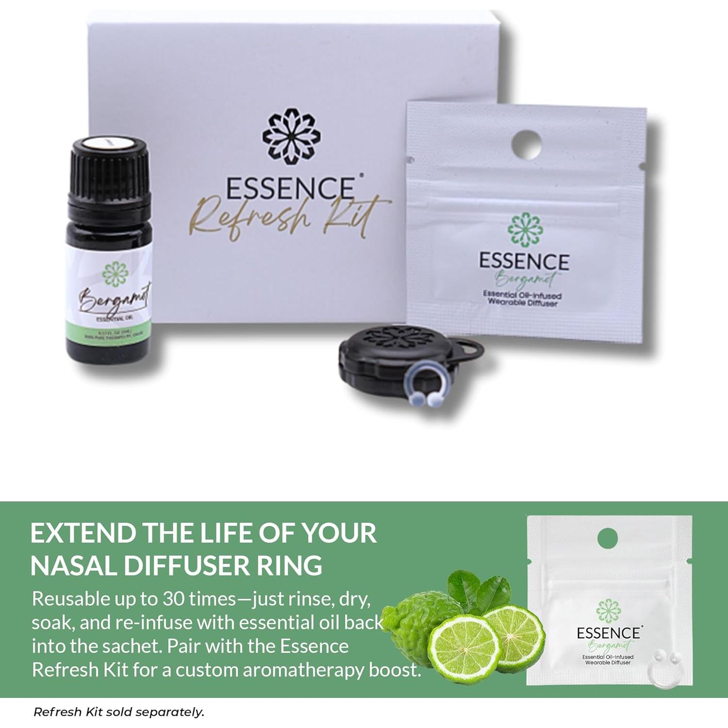 Difusor de Aromaterapia Portátil HONÉ - Bergamota 3 Paquete