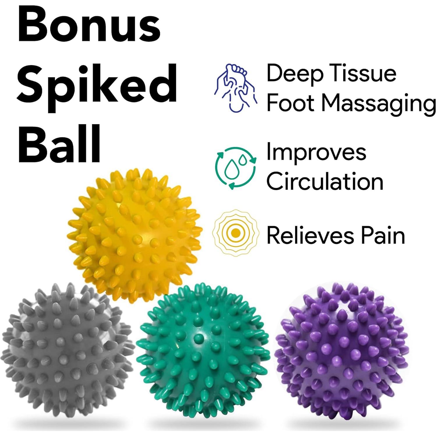 Estirador de Pantorrilla ProHeal PHP-FOOT-ROCKER-BK con Masajeador