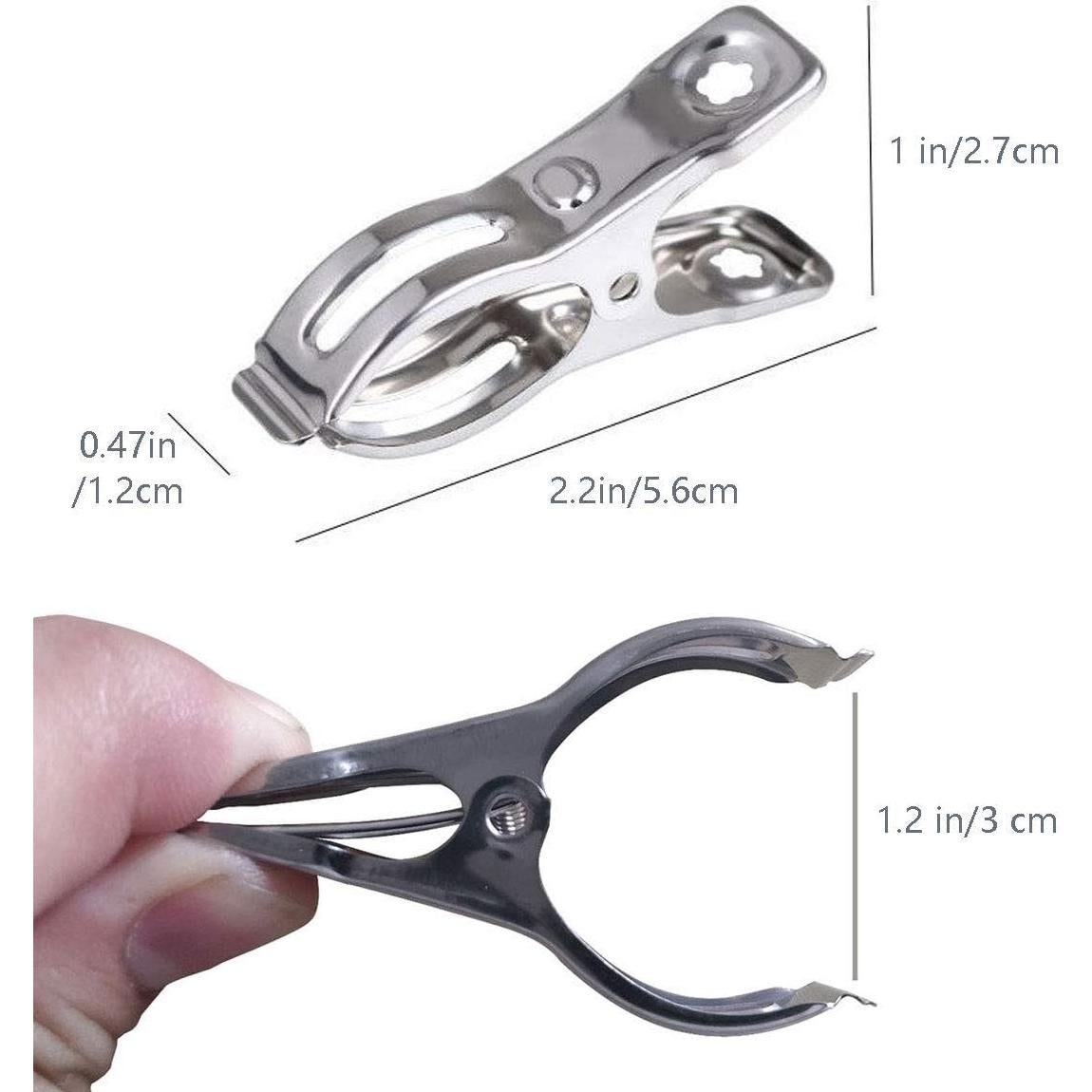 Pinzas de Ropa FOMMEN 32 Pcs Acero Inoxidable 5.6 cm