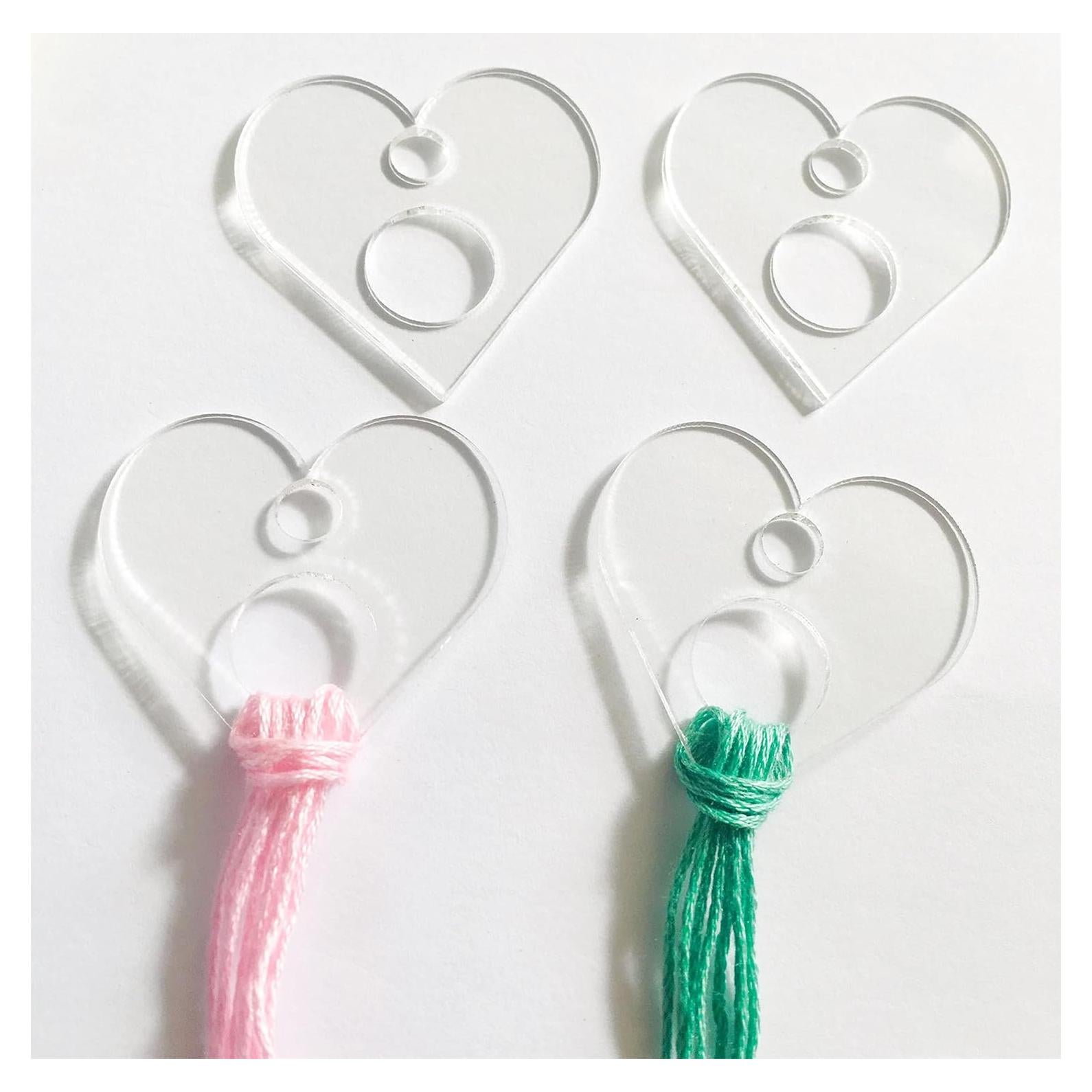 Gotas de Hilo Acrílico Transparente Phocaea 100 Piezas