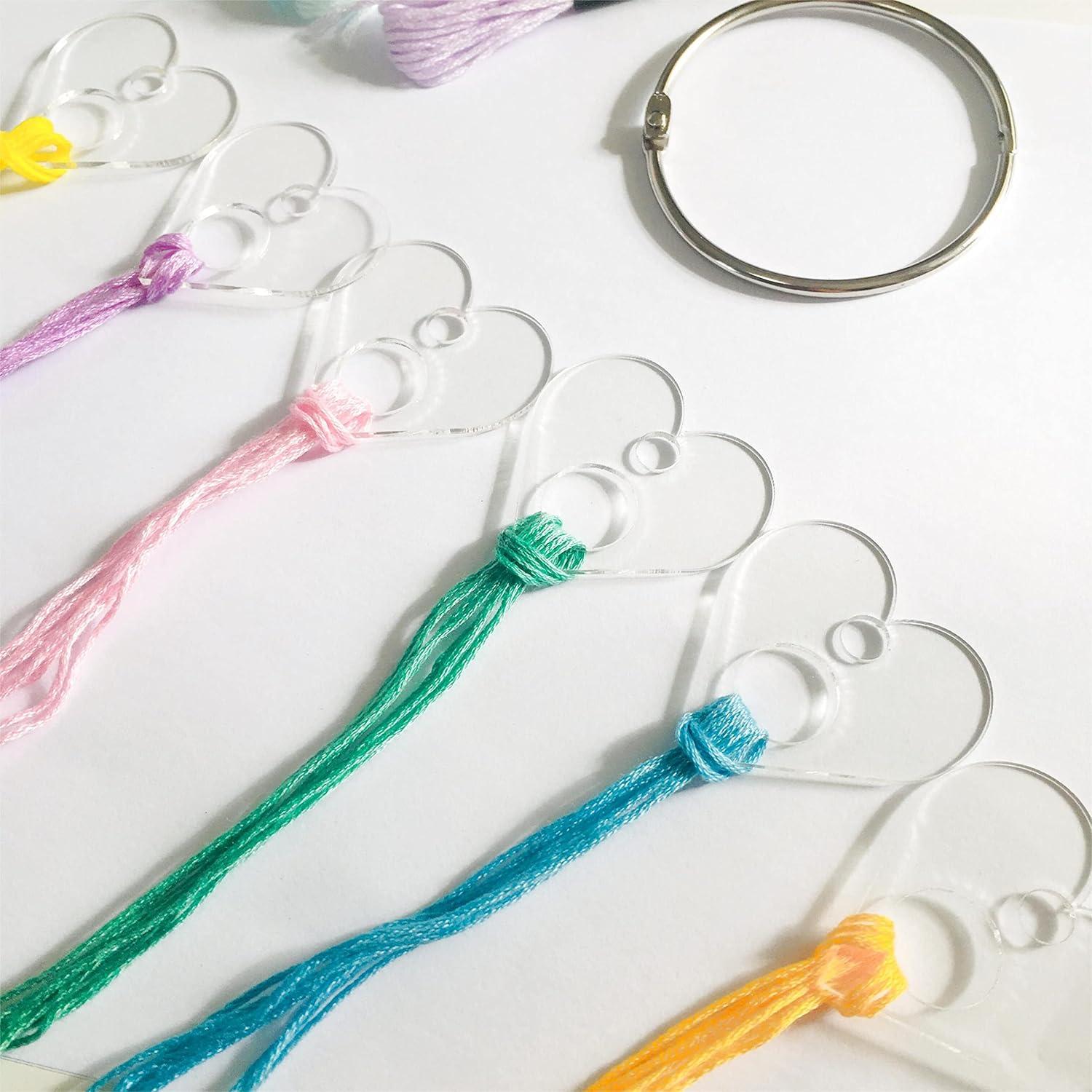 Gotas de Hilo Acrílico Transparente Phocaea 100 Piezas