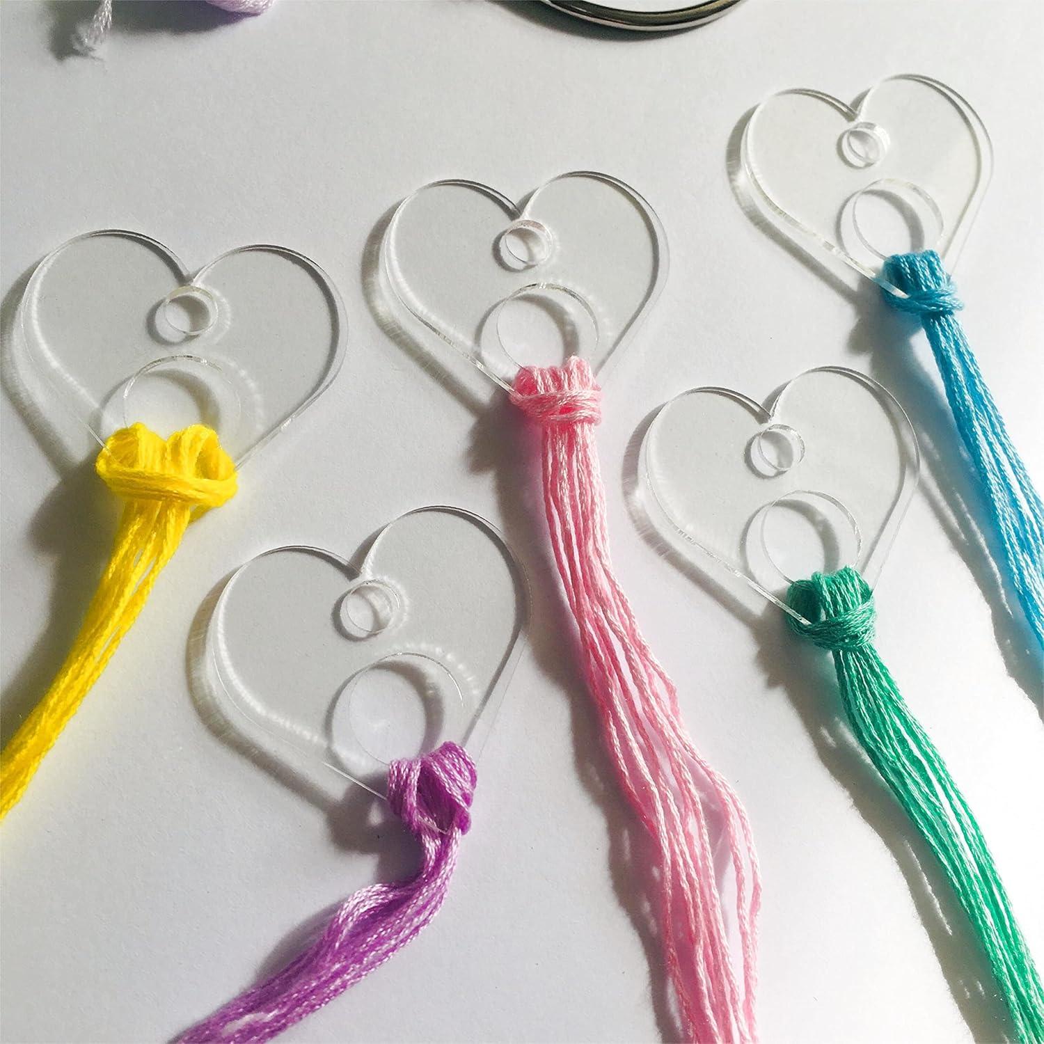 Gotas de Hilo Acrílico Transparente Phocaea 100 Piezas