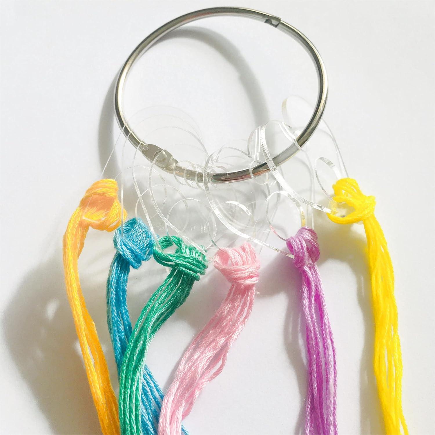 Gotas de Hilo Acrílico Transparente Phocaea 100 Piezas