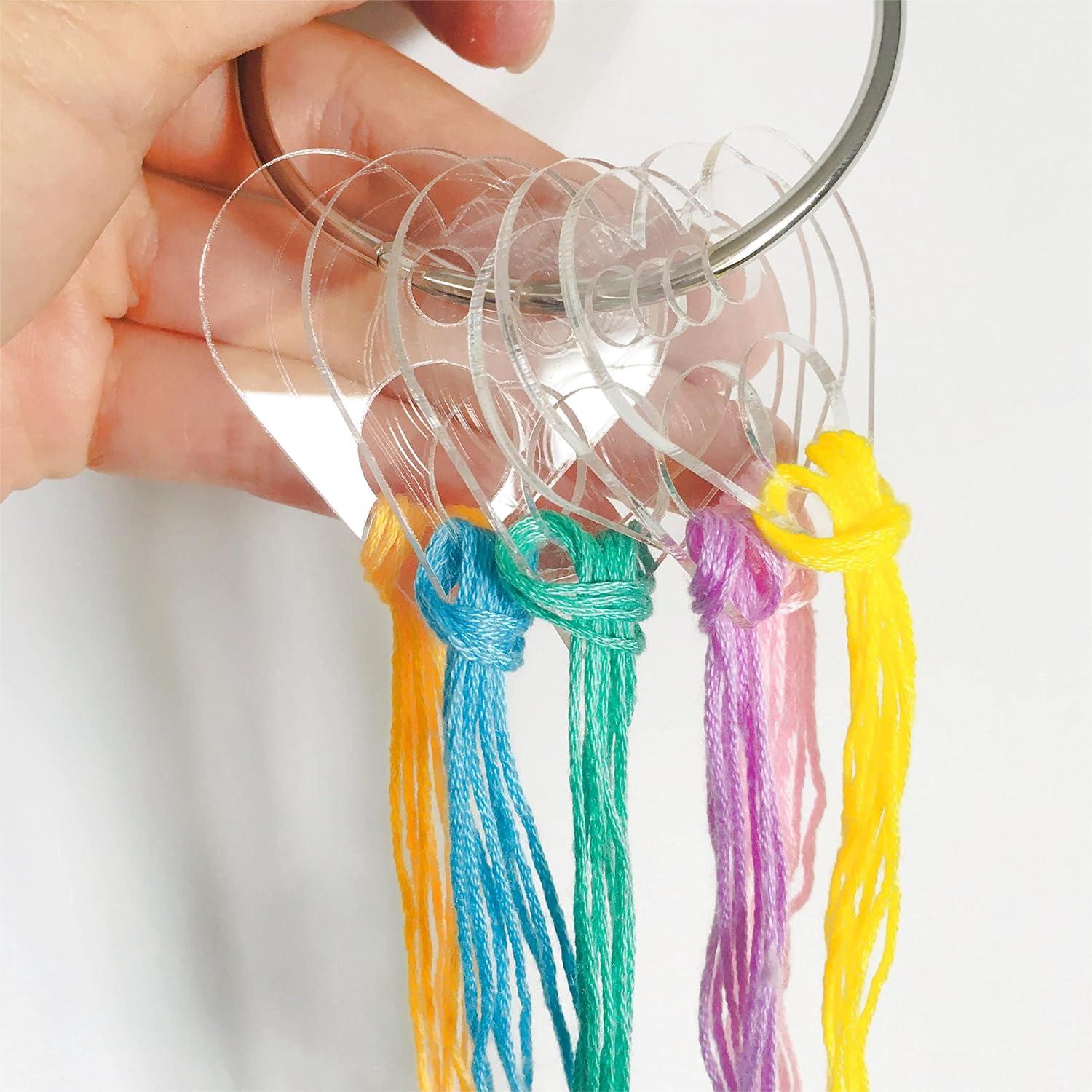 Gotas de Hilo Acrílico Transparente Phocaea 100 Piezas