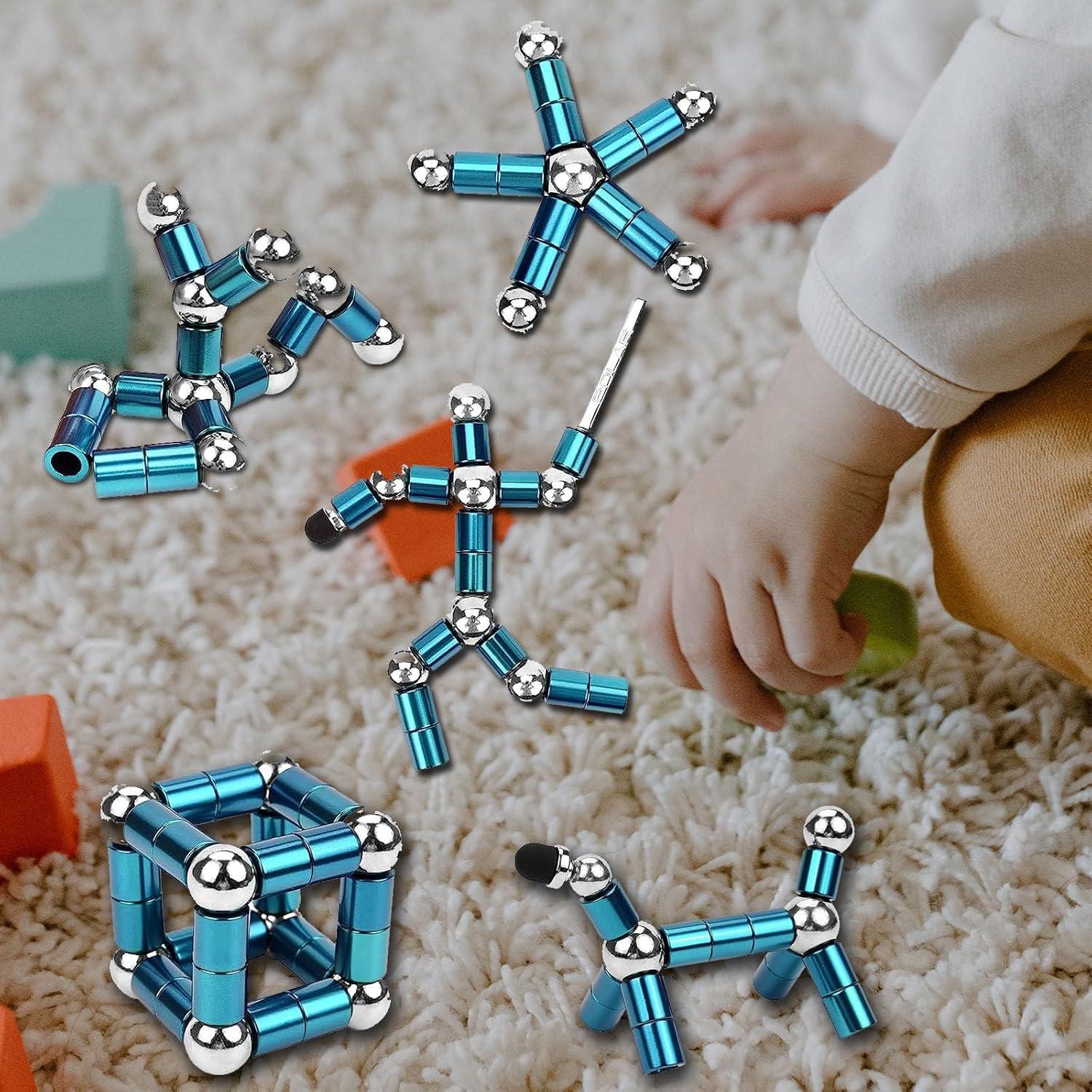 Bolígrafo Antiestrés Magnético WQWQUU Azul 15.24x2.54cm