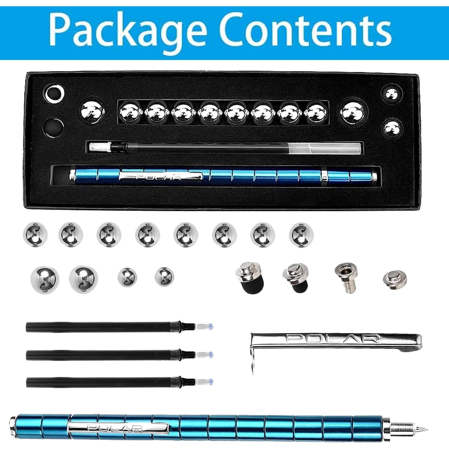 Bolígrafo Antiestrés Magnético WQWQUU Azul 15.24x2.54cm