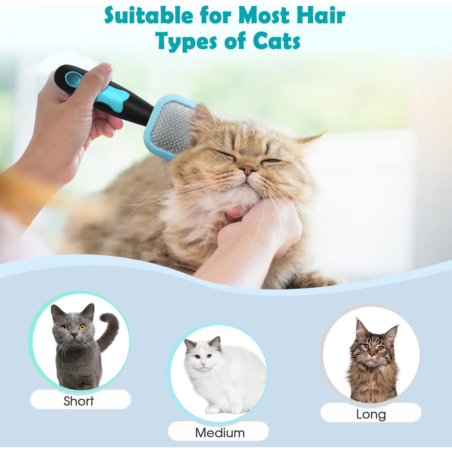 Cepillo Slicker para Perros y Gatos PETPAWJOY - 16x5.99cm