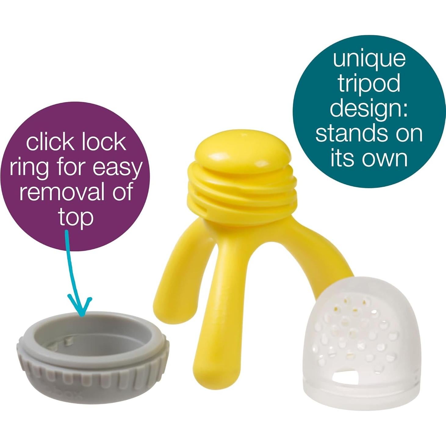 Alimentador de Comida Fresca b.box Silicona 90g 4+ meses