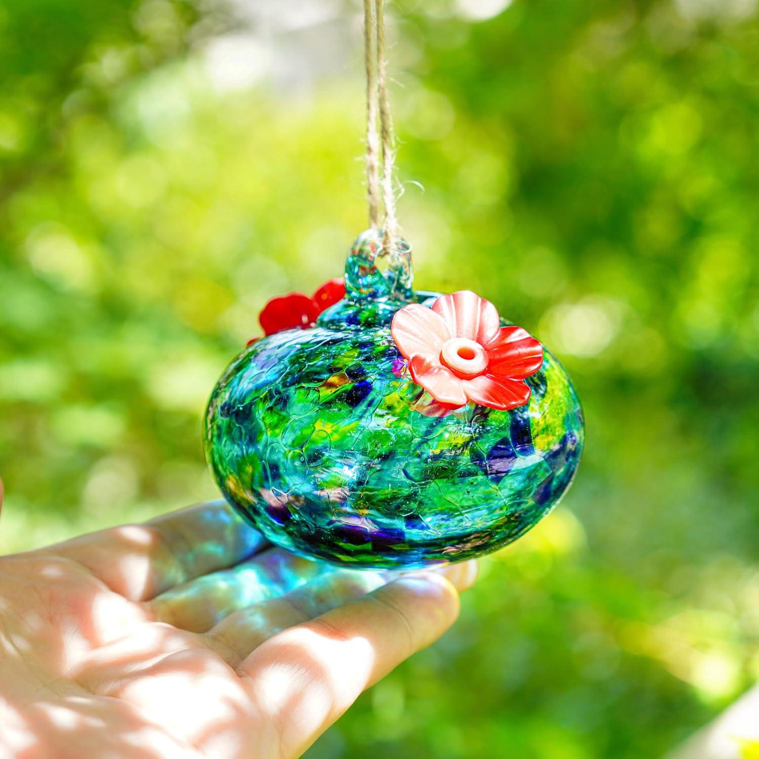 Alimentadores de Colibrí de Vidrio KRISININE 2 Pcs 98 ml