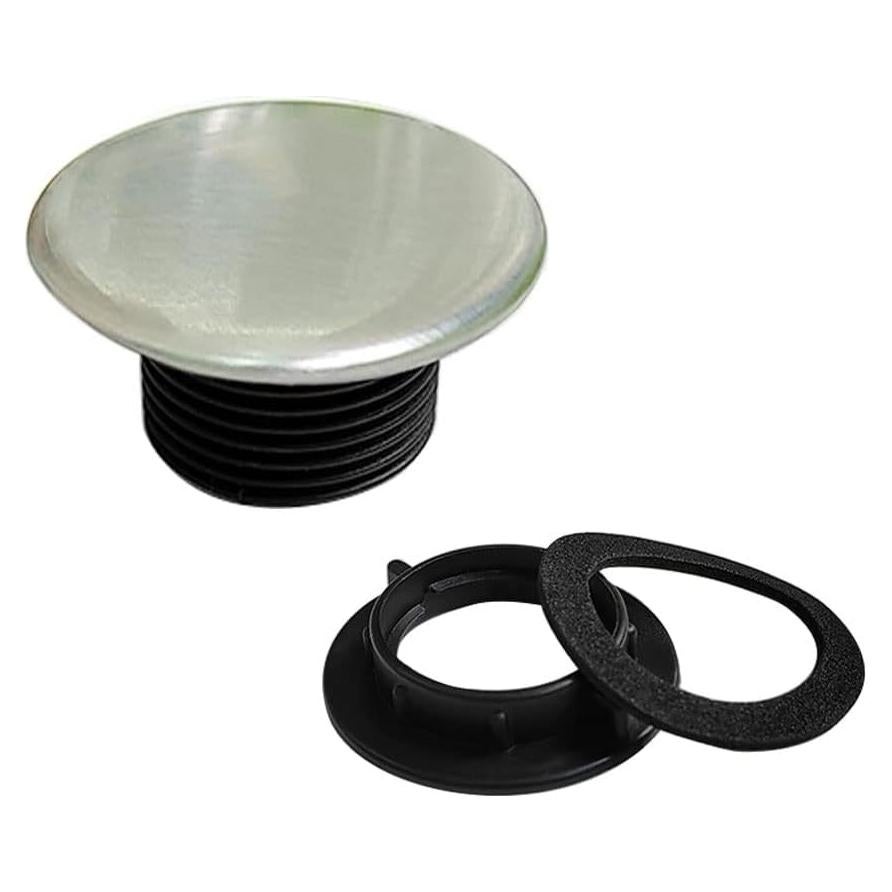 Cubierta de Agujero para Grifo de Cocina ZYYC Acero Inoxidable 3.05-4.06 cm
