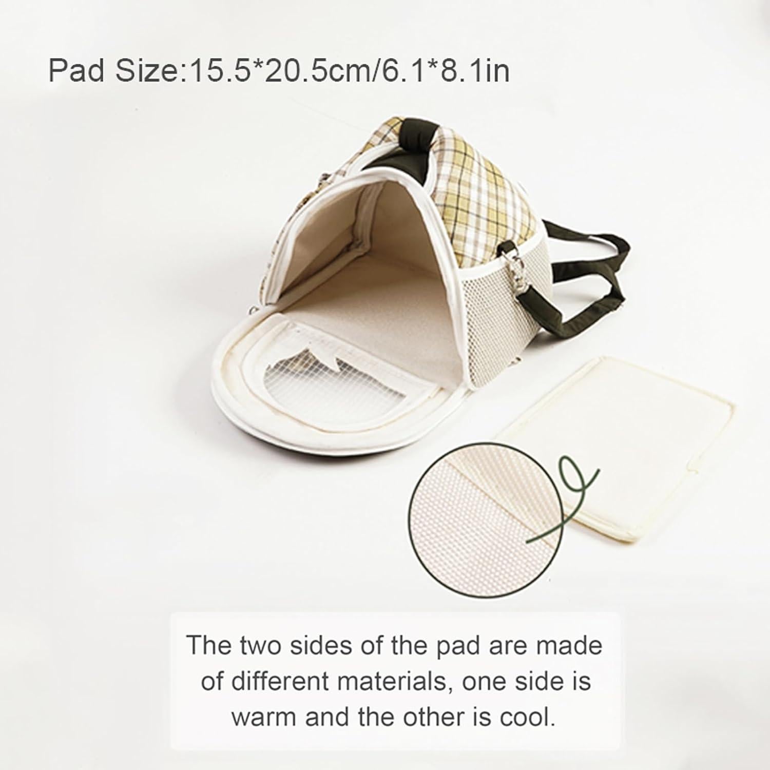 Bolsa de Viaje para Cobayas ABLAZEZAI Negra 24.6x17x19.1 cm