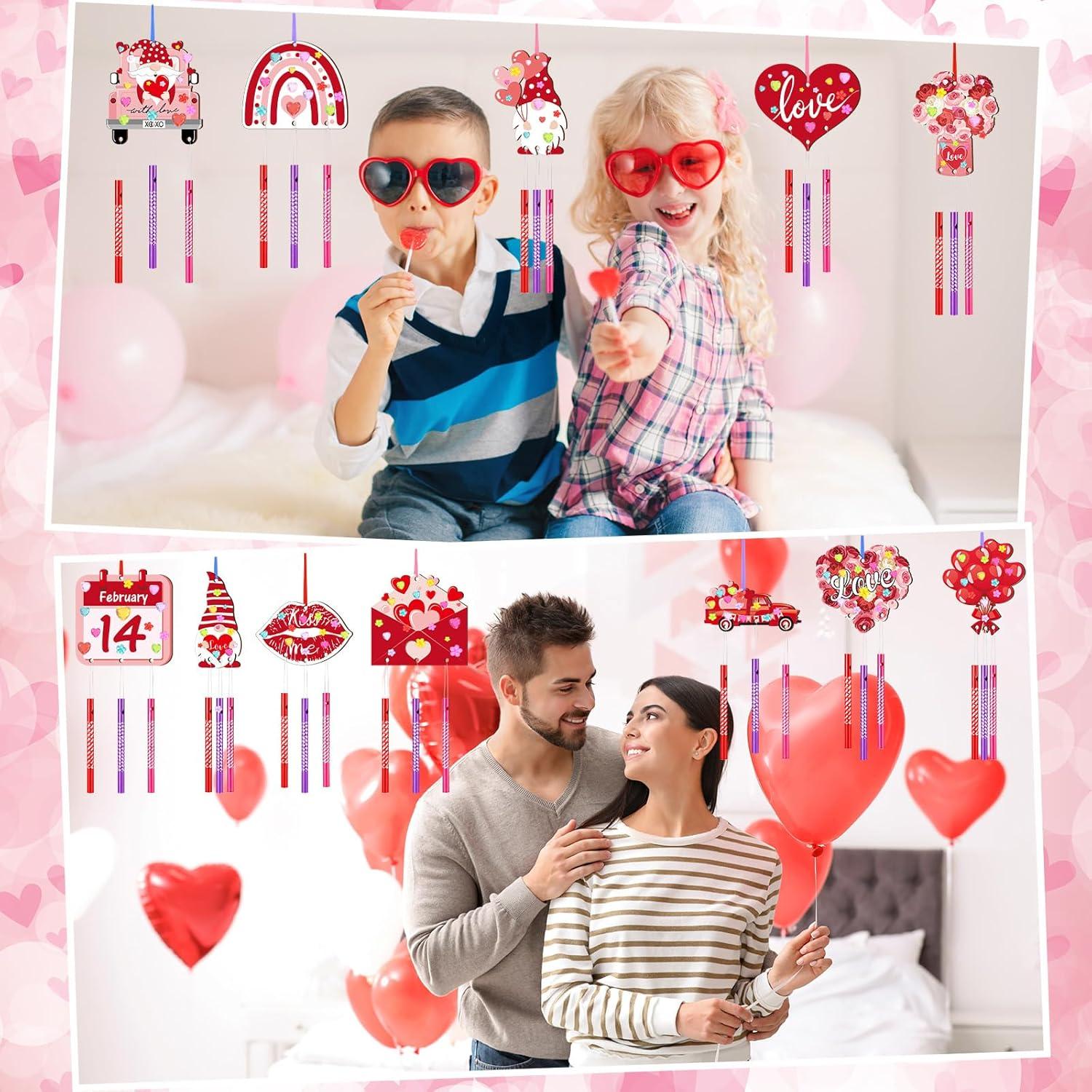 Kit de Manualidades San Valentín MiniInflat - 24 Piezas Madera