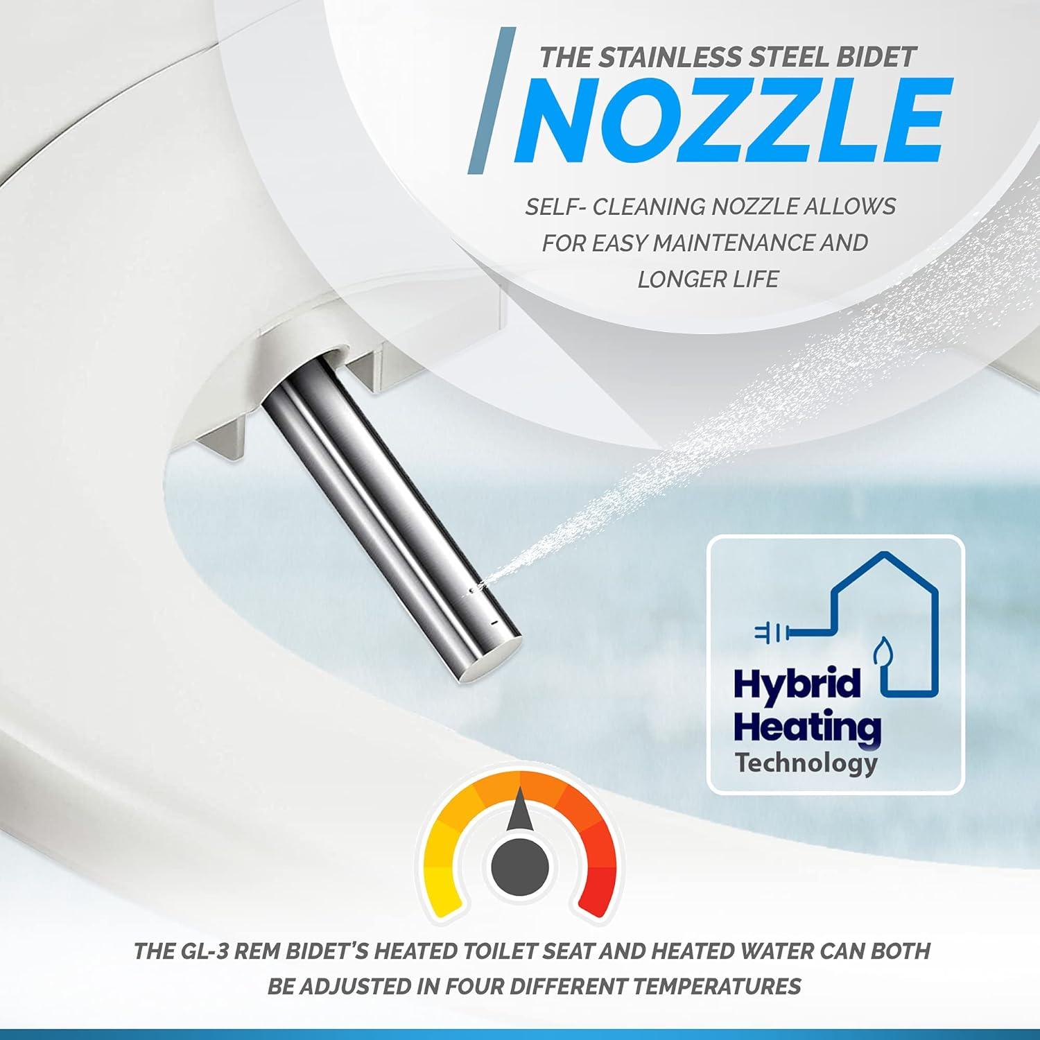 Bidet Eléctrico Ivyel GL-3REM Alargado con Control Remoto