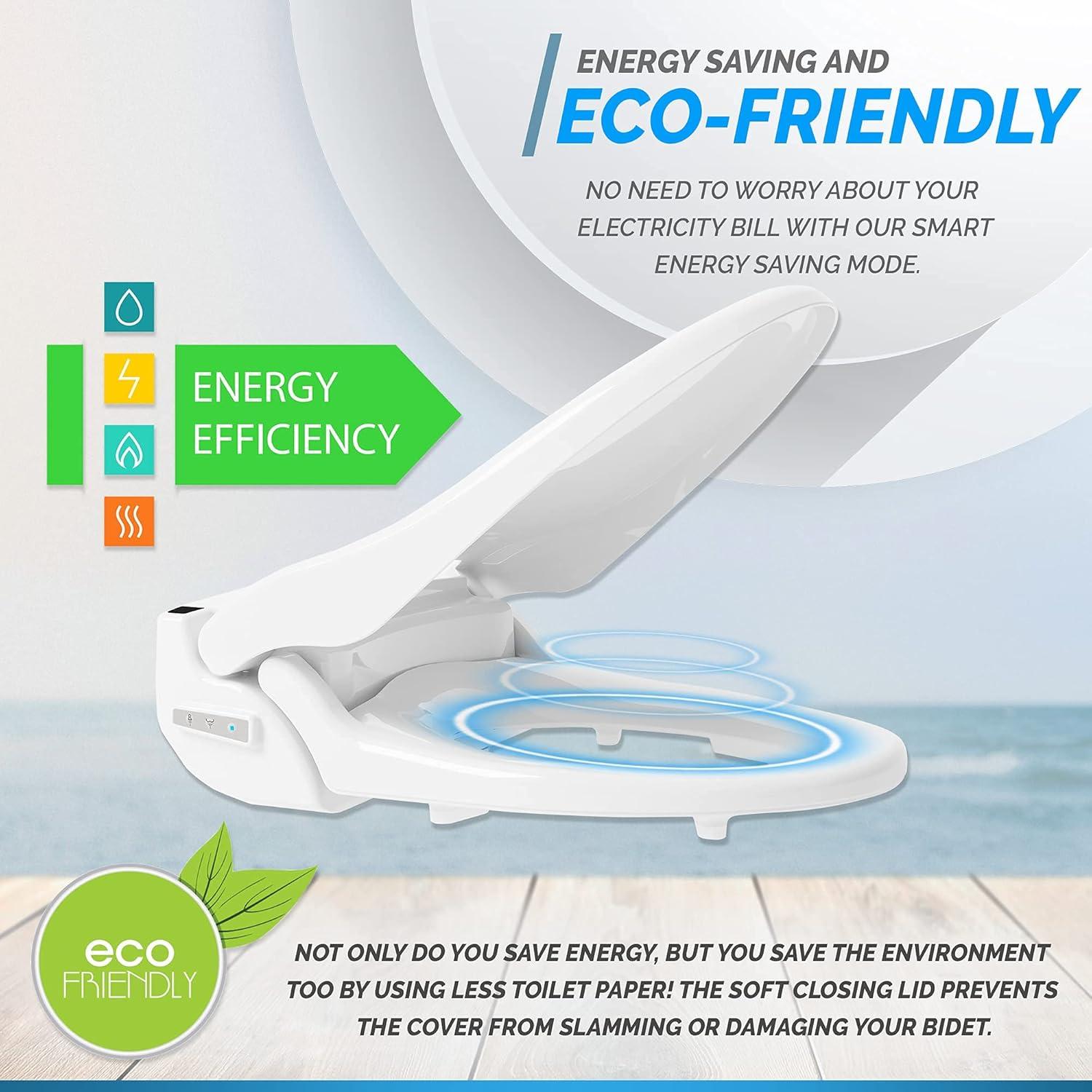 Bidet Eléctrico Ivyel GL-3REM Alargado con Control Remoto