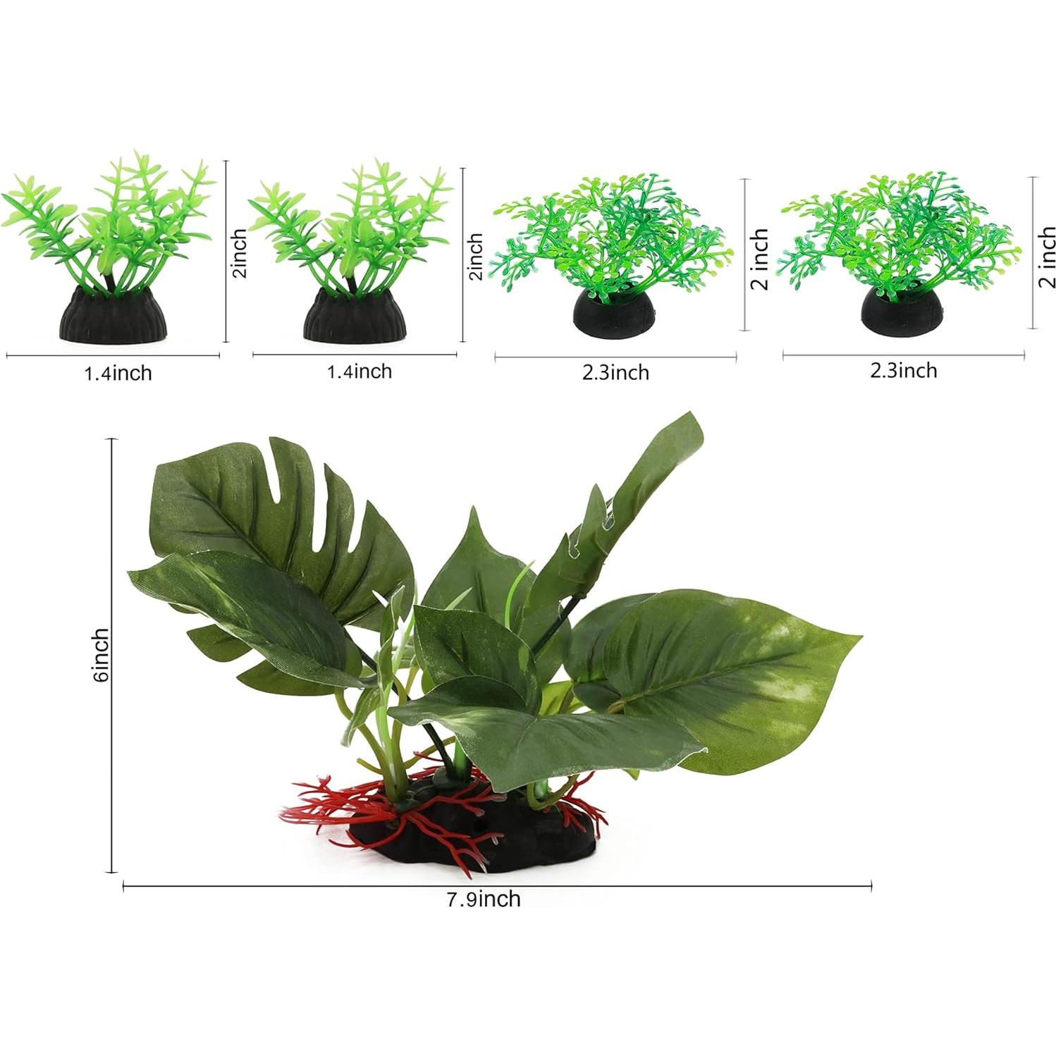 Plantas de Seda para Acuario ALEGI - 5 Unidades 15 cm