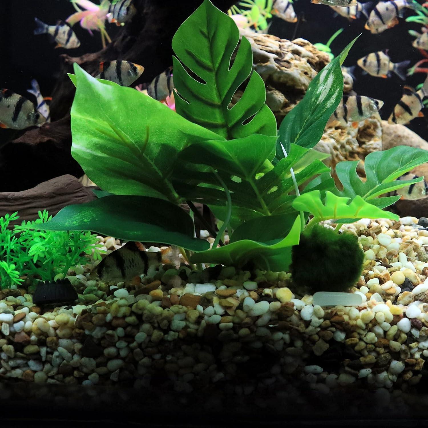 Plantas de Seda para Acuario ALEGI - 5 Unidades 15 cm