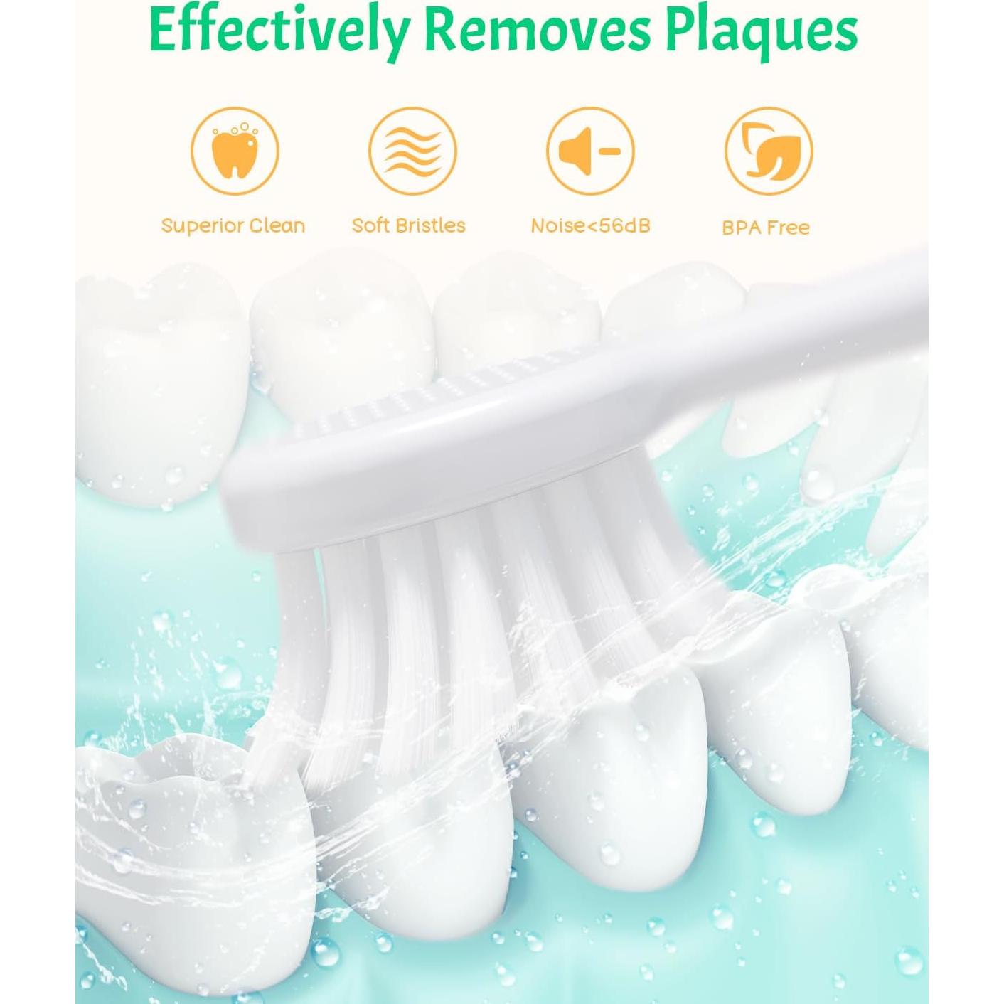 Cepillo de Dientes Eléctrico para Niños NELL&WELL Oso Azul