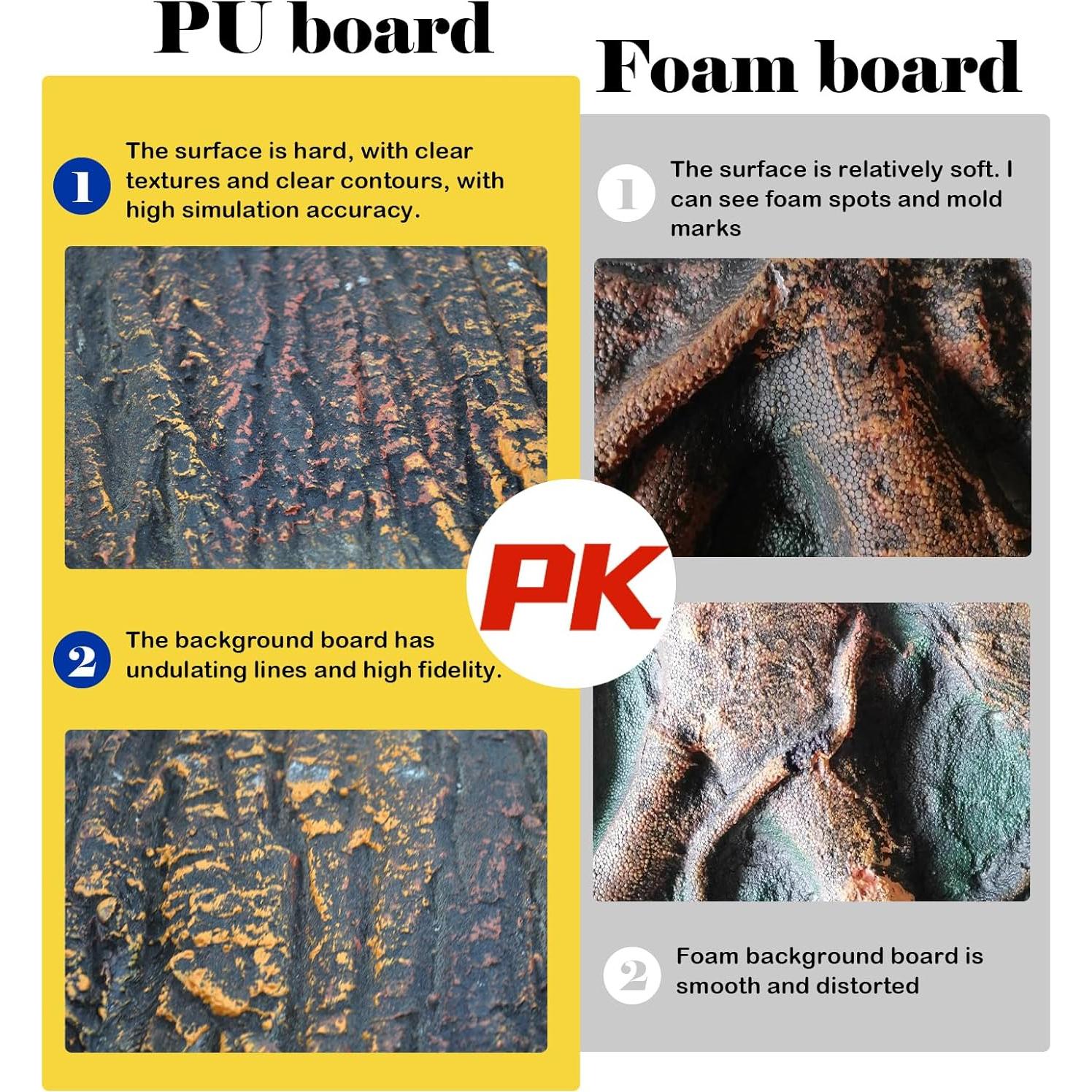 Fondo 3D para Terrario MUYG 45x28 cm Roca Natural Reptiles